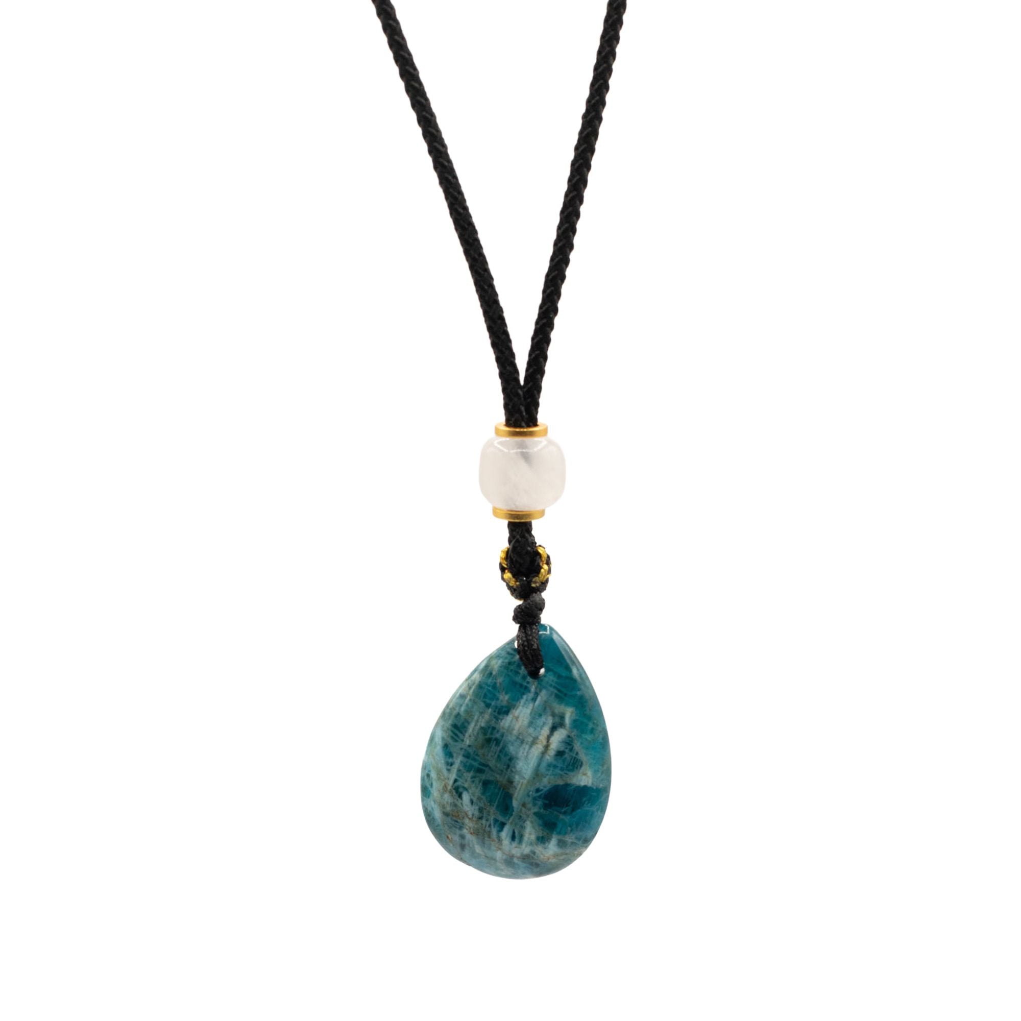 Pendente de Pedra Preciosa - Lágrima de Howlite