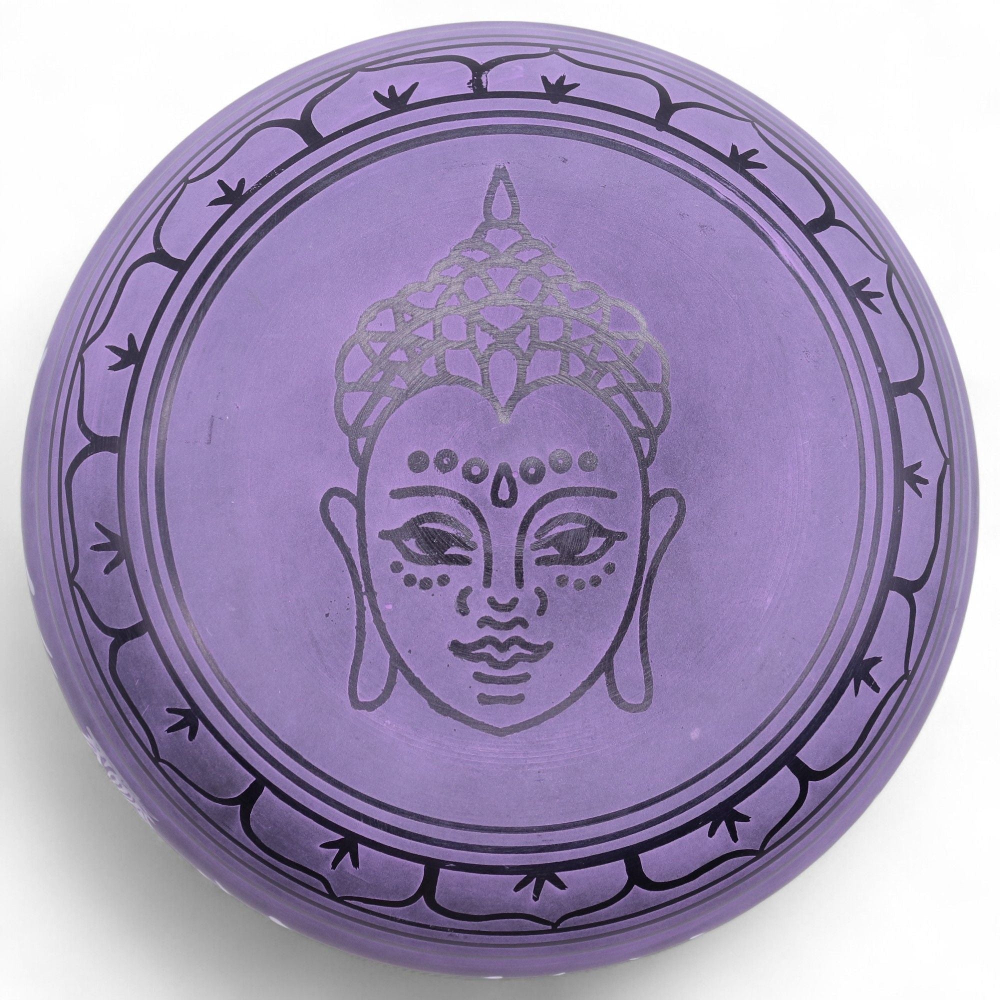 Cuenco Tibetano en Forma de Hongo – Purple Haze