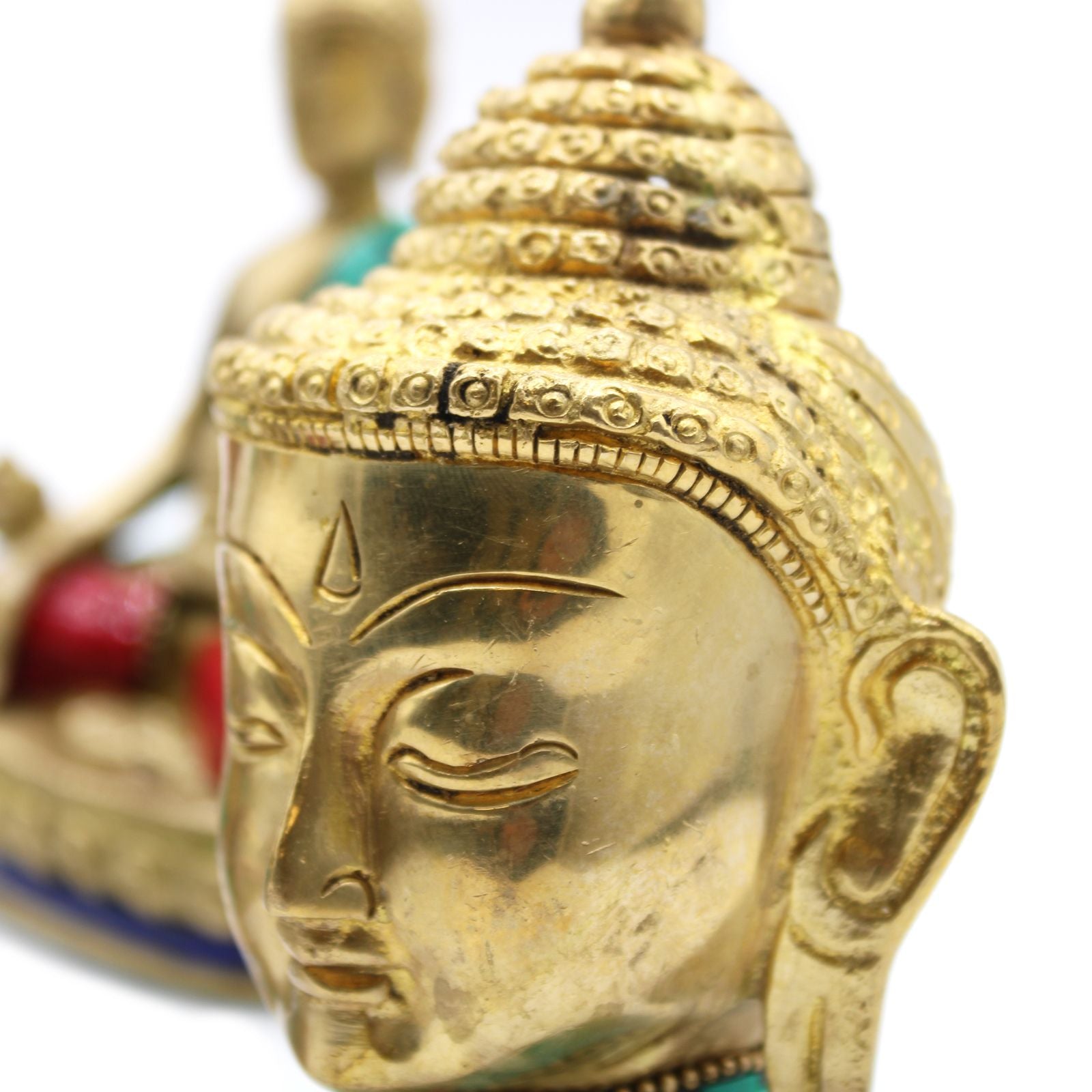Figura de Buda em Latão – Cabeça Grande