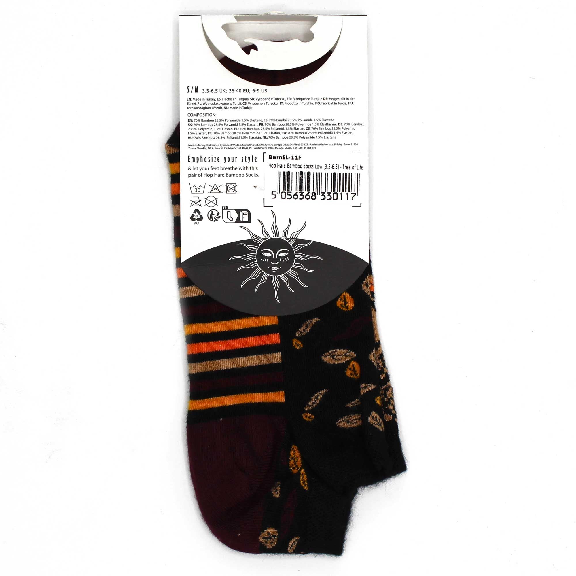 Soquetes de bambu Hop Hare S/M 36-40 - Árvore da Vida