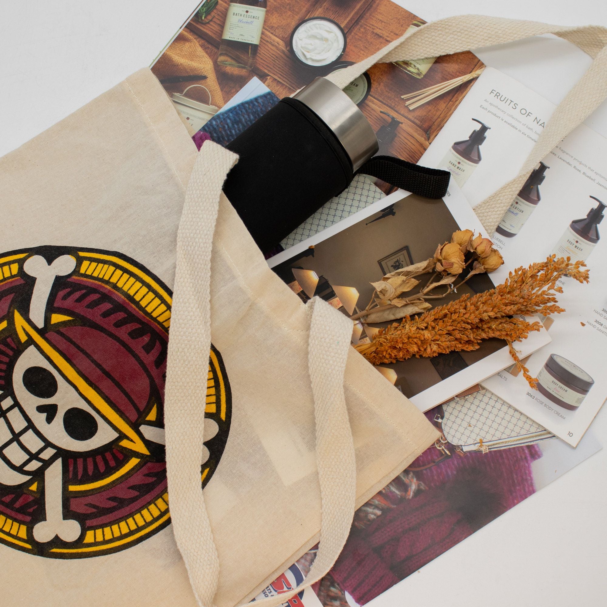 Iconic Basic Nomad Sari Tote Bag - REBEL - Natural 4oz