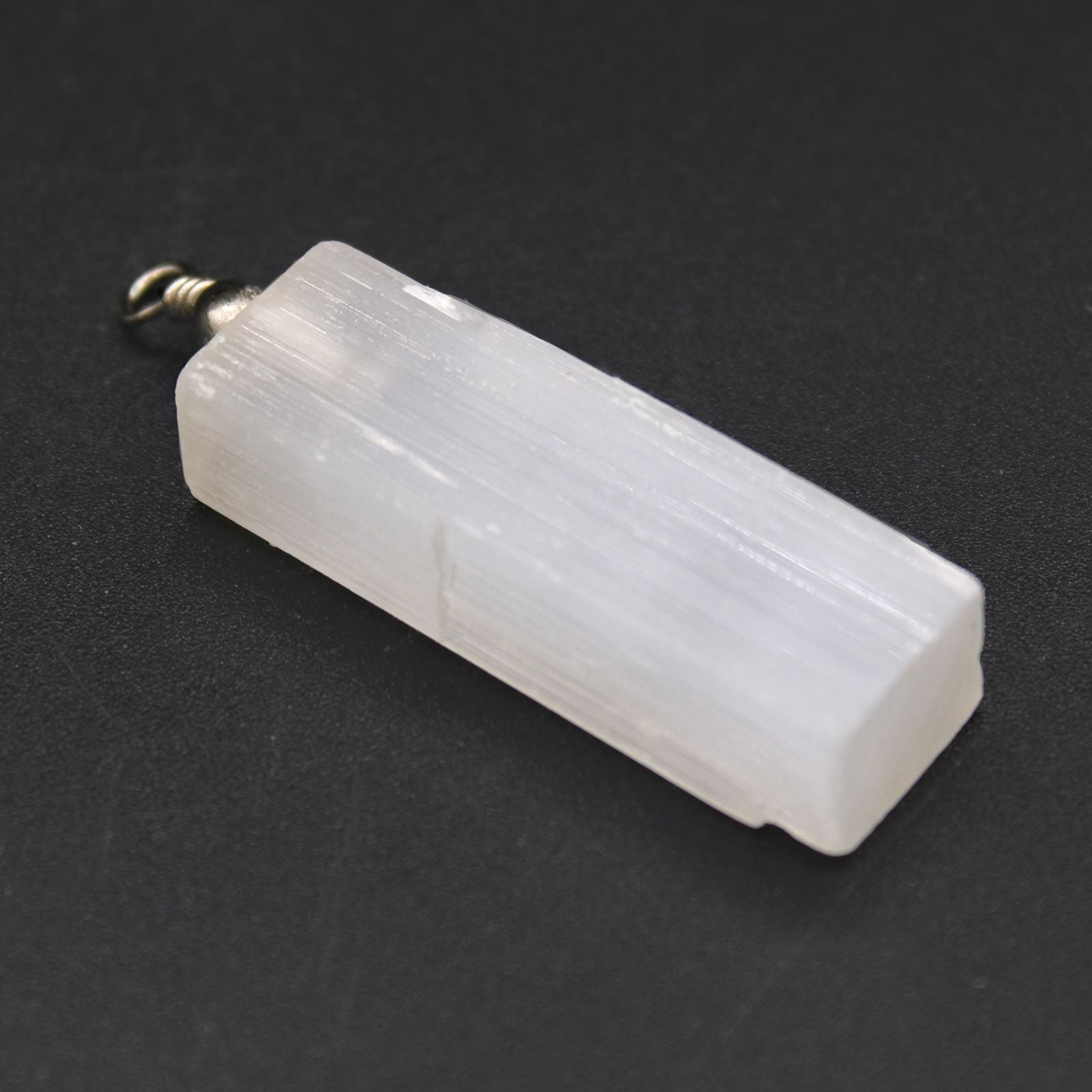 Pendente de Selenite Natural