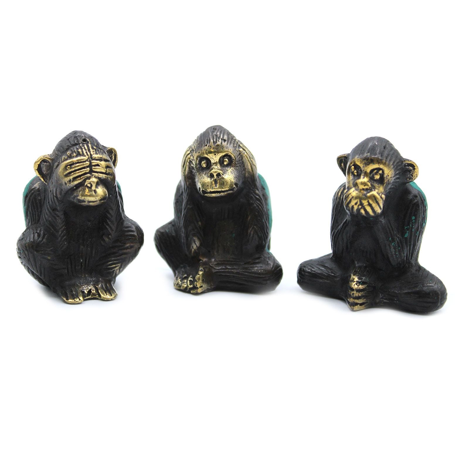 Conjunto de 3 – Não Vejo, Não Ouço, Não Falo – Macacos