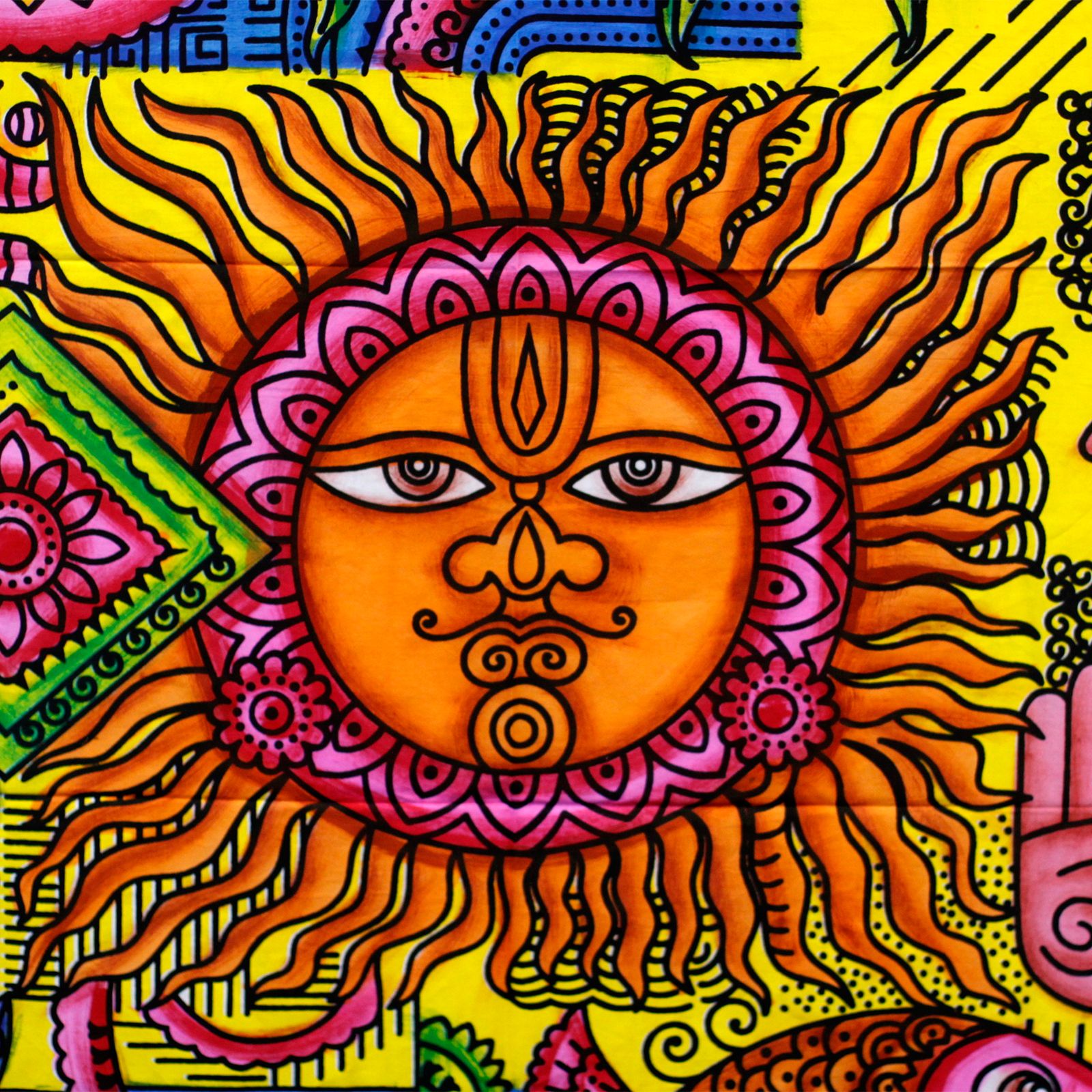 Arte de Parede em Algodão Sol
