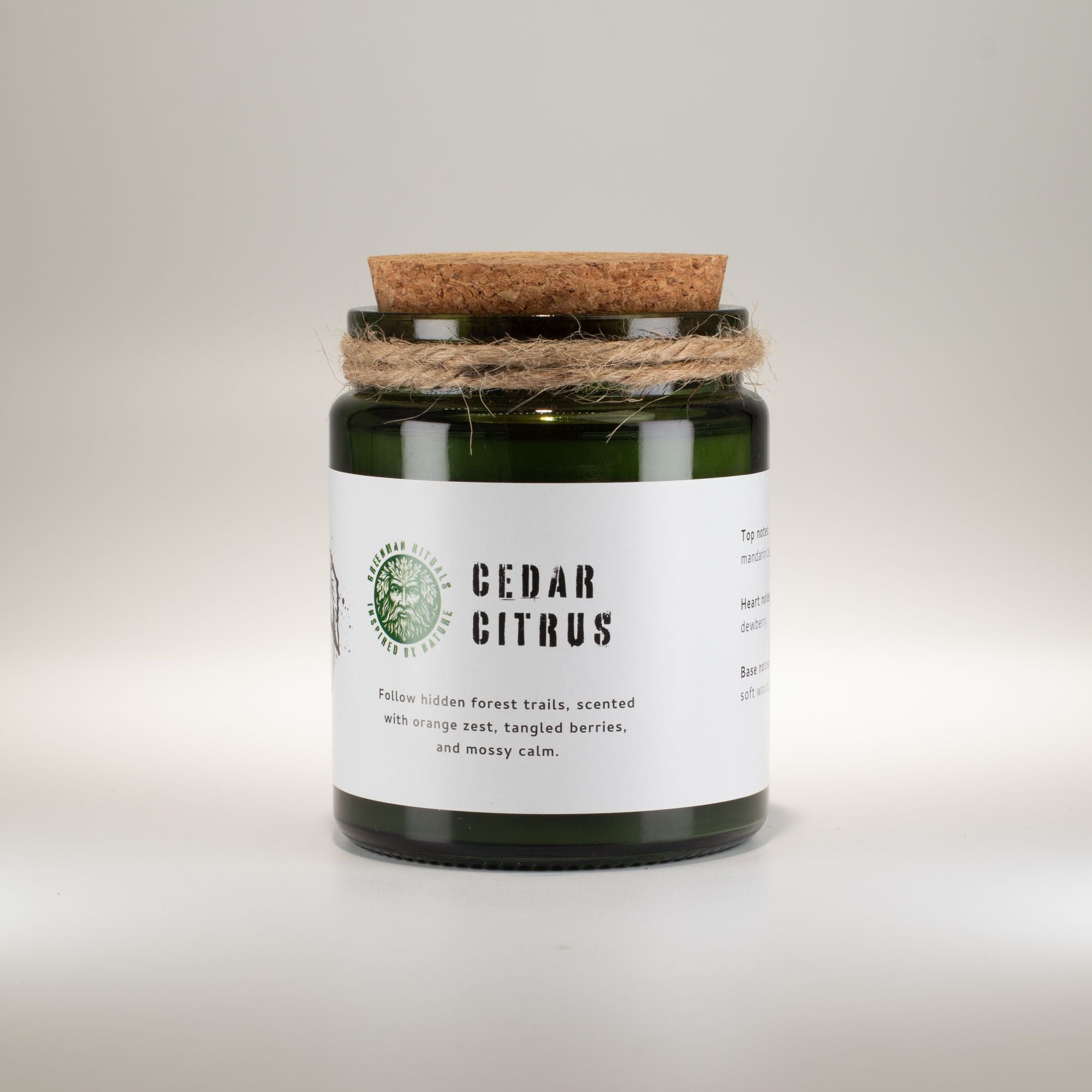 Vela de Soja Greenman Woodwick Cedro e Citrinos