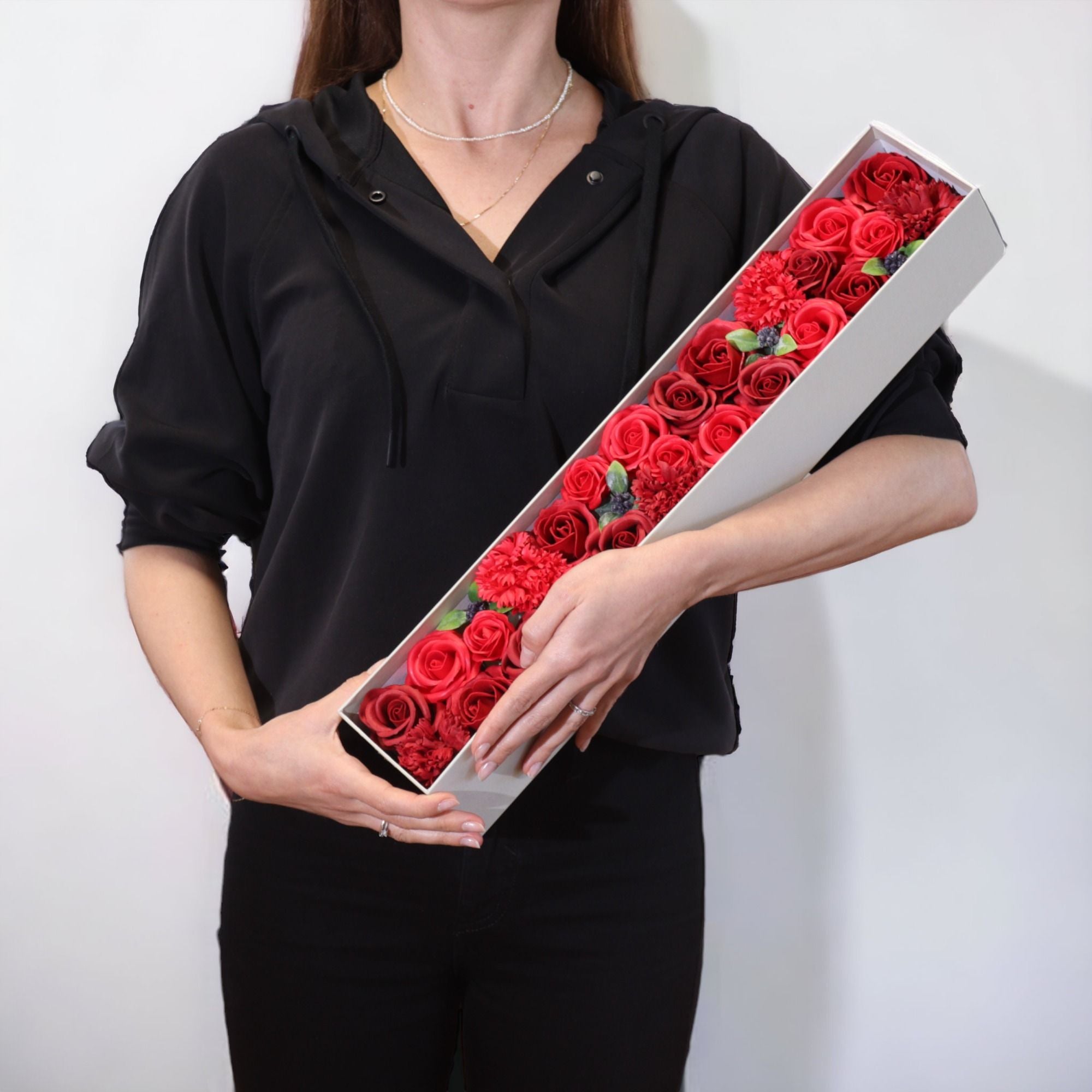 Caixa Extra Longa - Rosas Clássicas