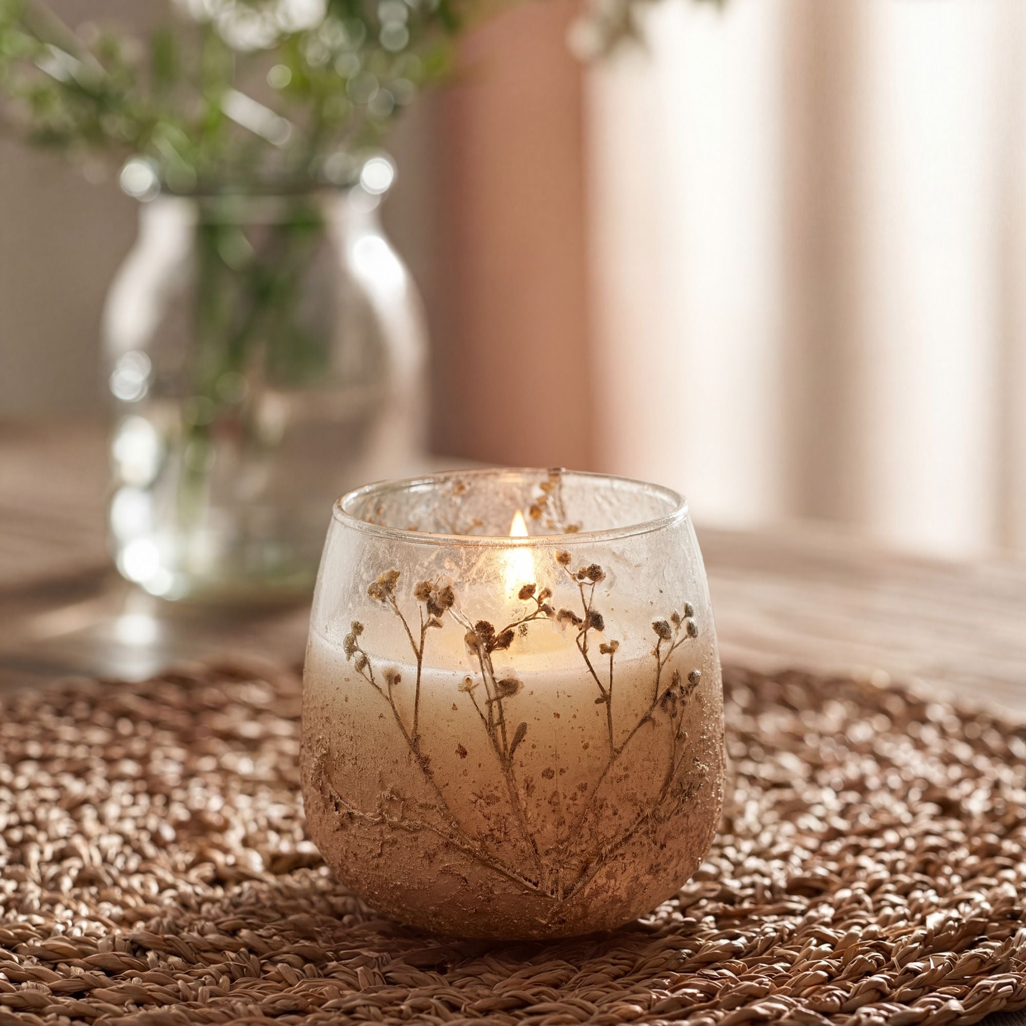 Vela pequena em frasco de vidro - Wildlight Woods