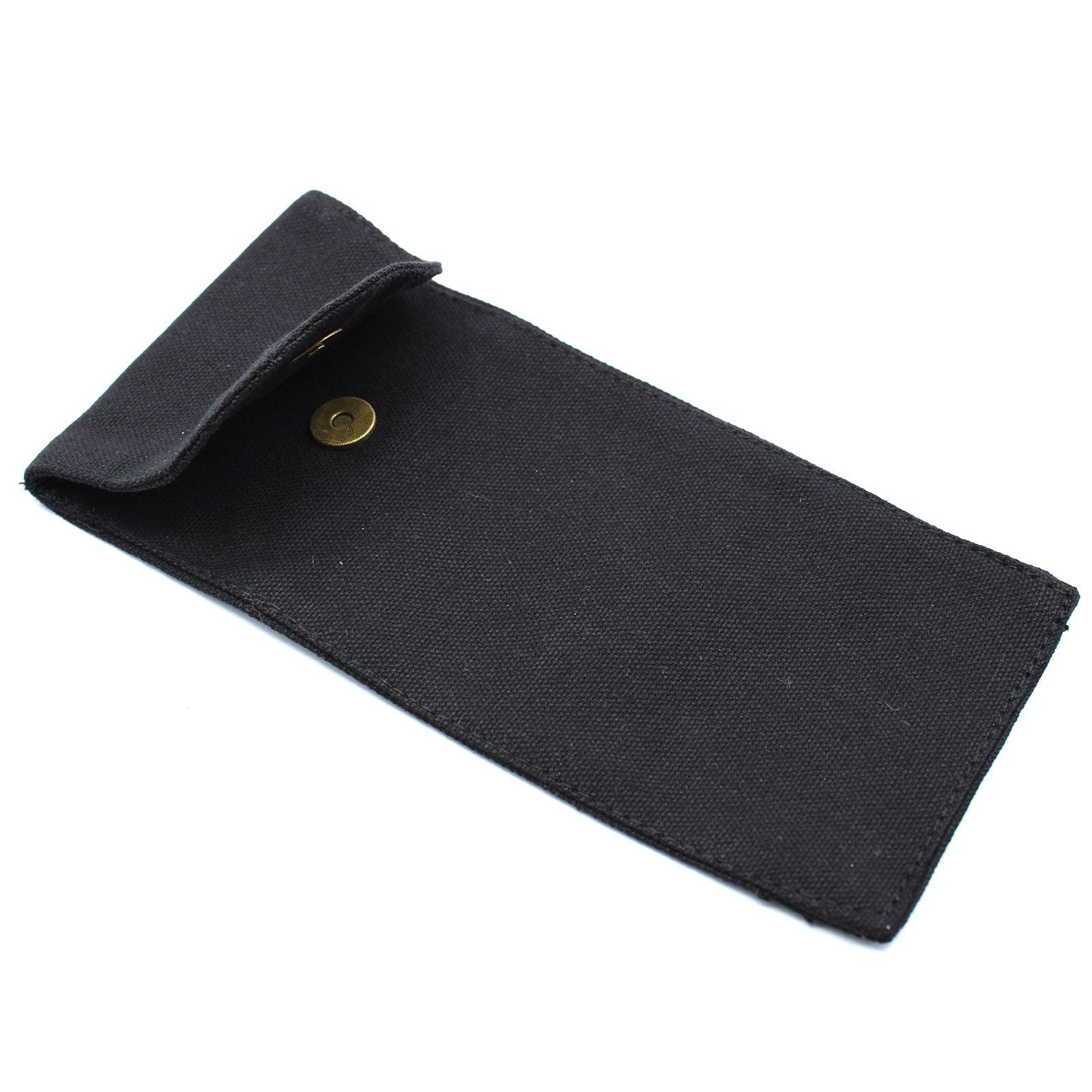 Bolsa de Algodão para Rolo Facial em Pedra Natural, Preto
