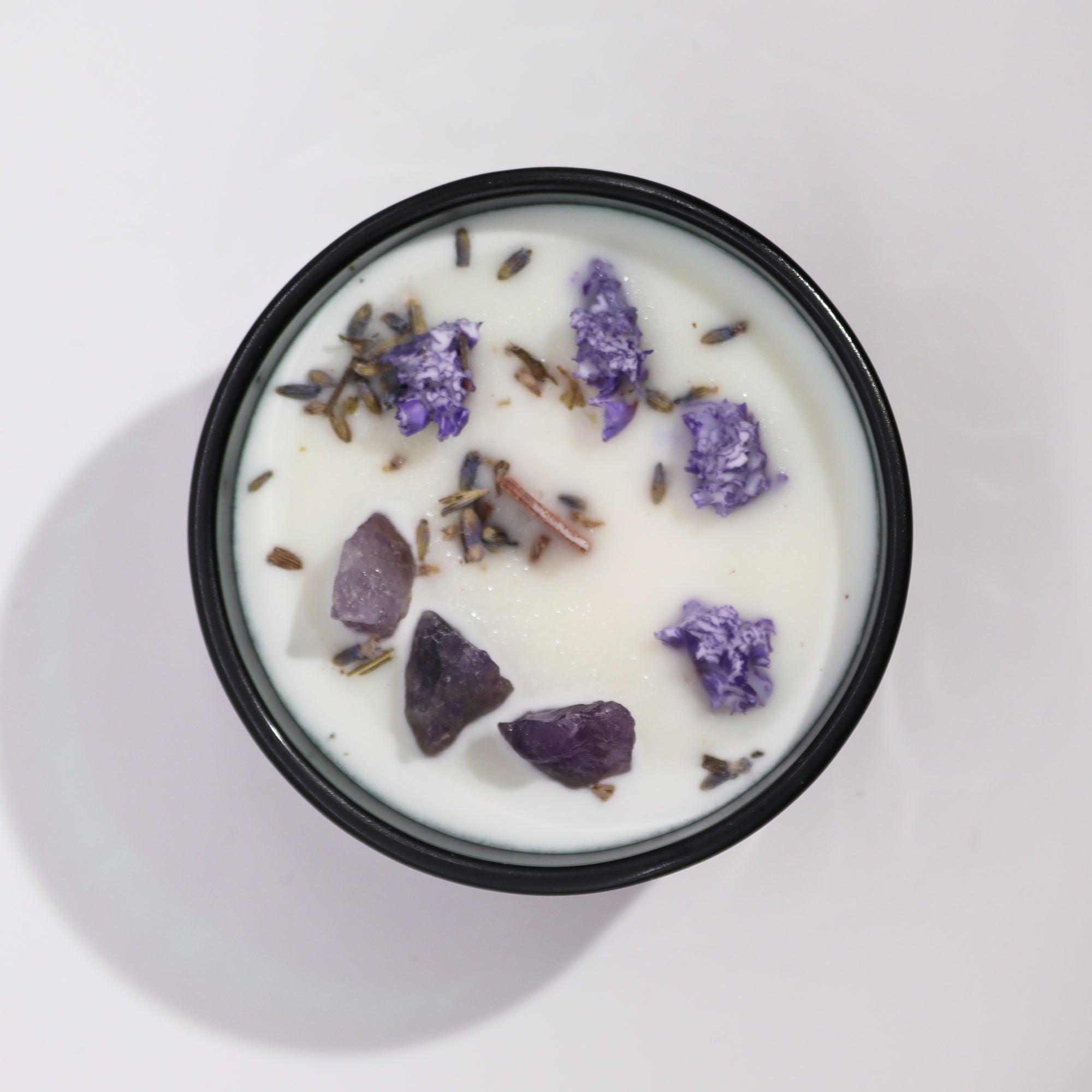 Vela Floral Mágica com Cristal Hop Hare Lua