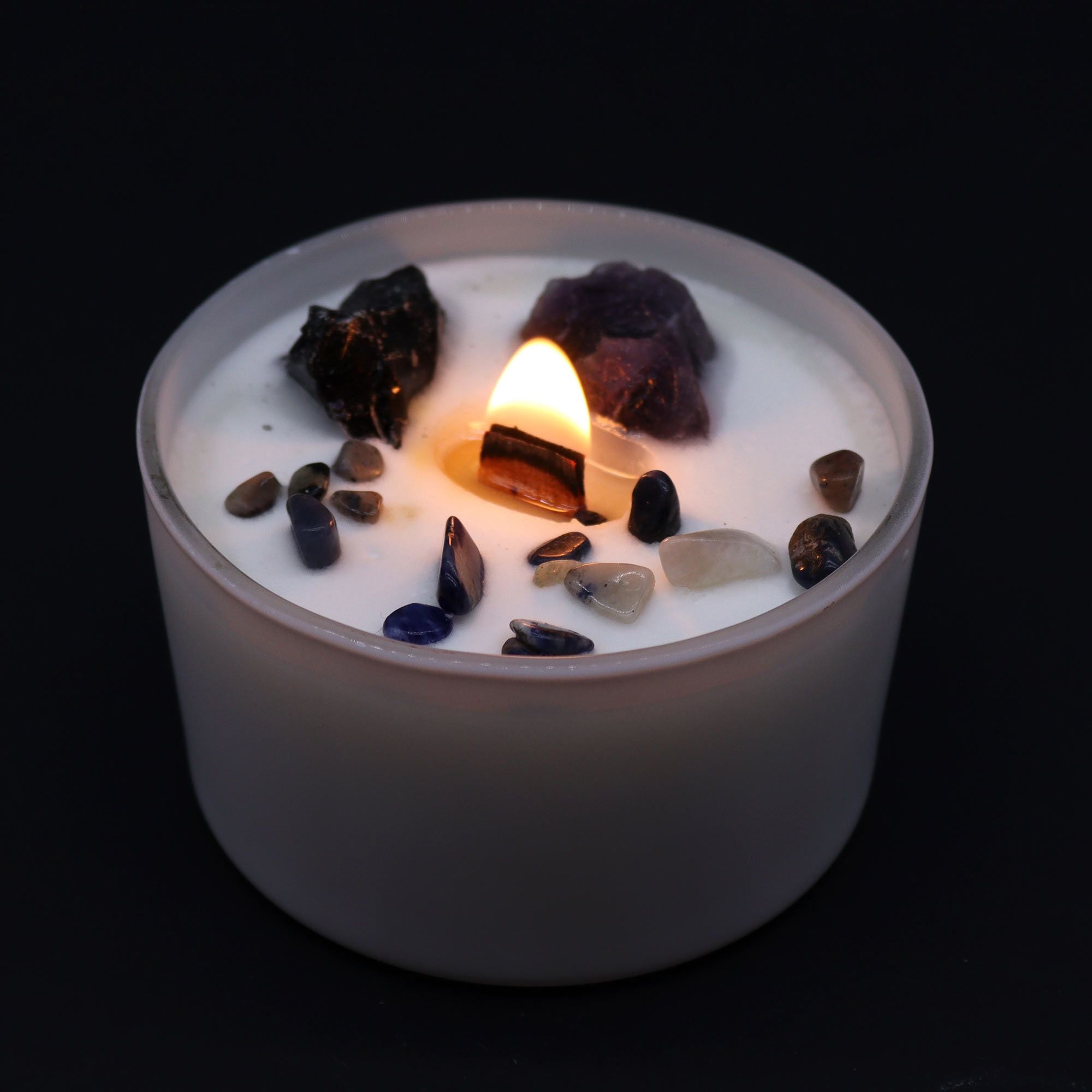 Vela de Cristal Chakra Plexo Solar