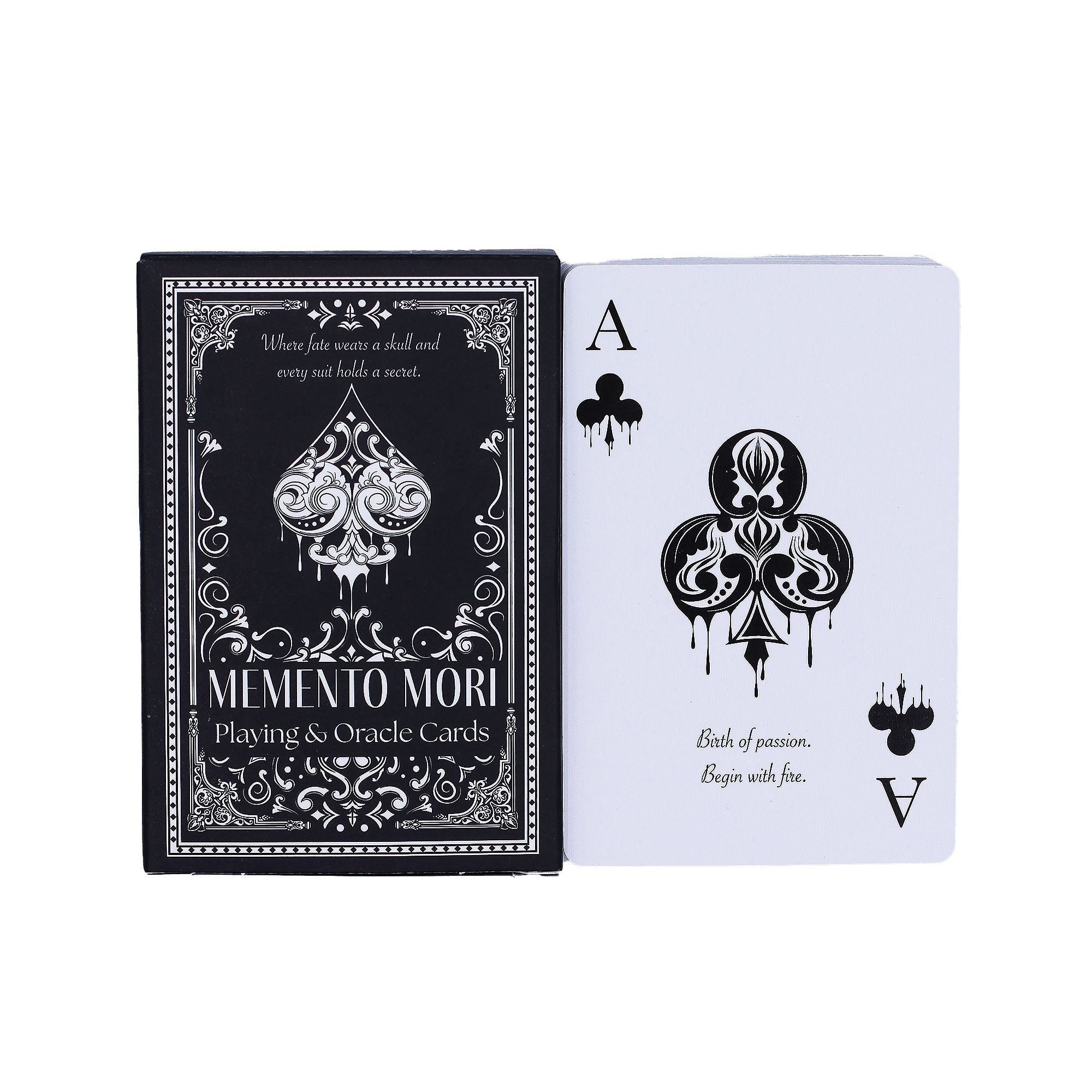 Cartas de Jogo e Oráculo Góticas Memento Mori