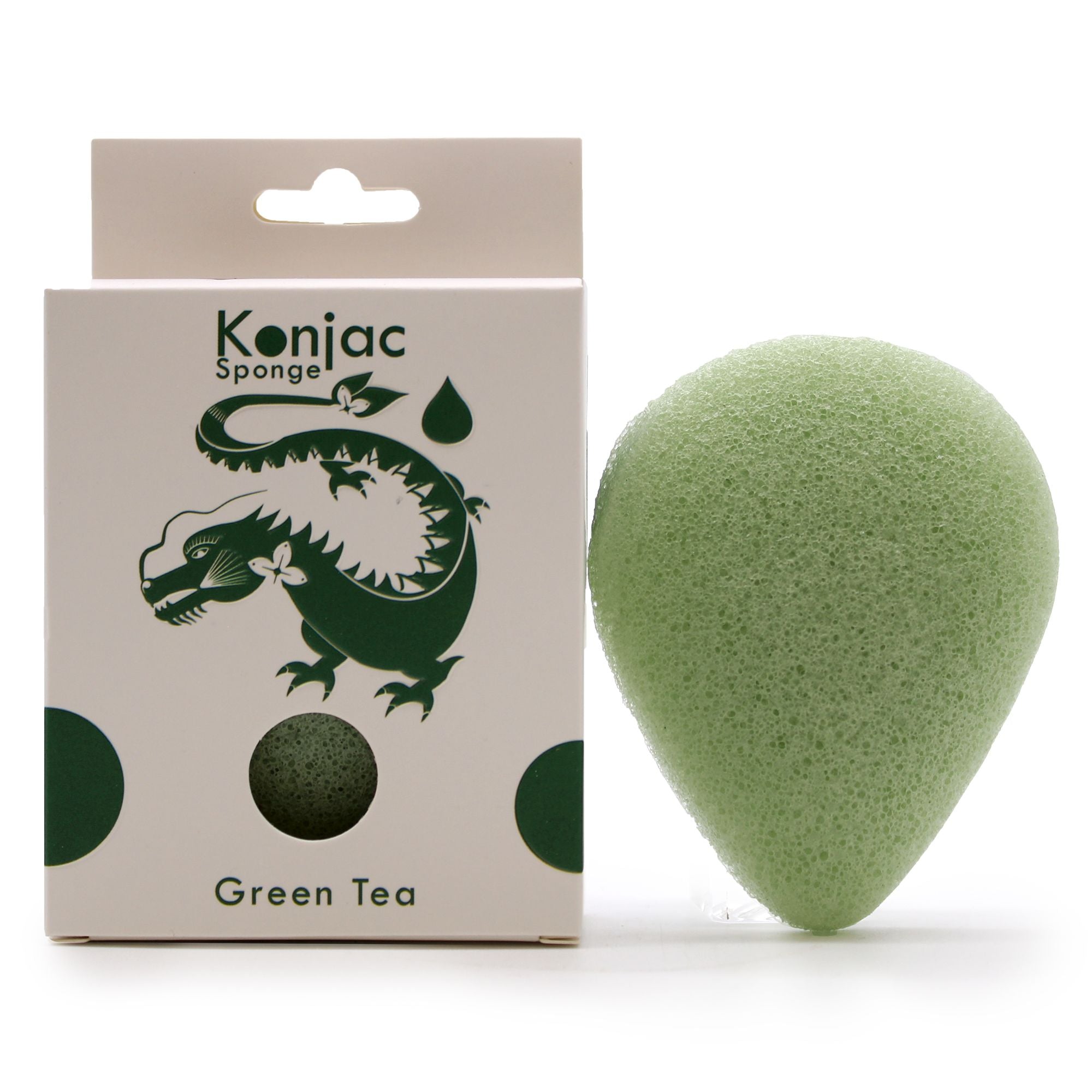 Esponja facial Konjac con Té Verde, Protectora