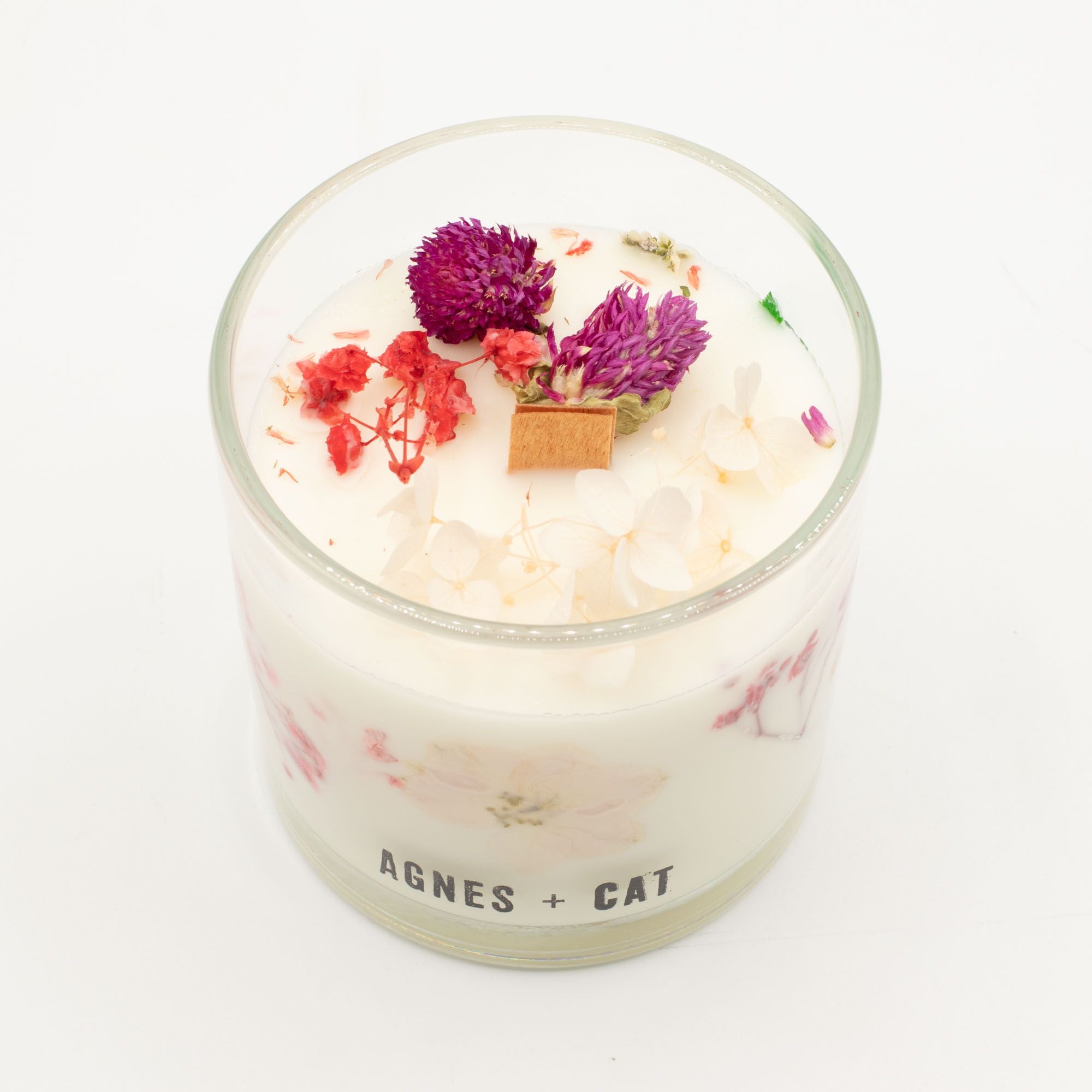 Vela Botânica de Cera de Soja Agnes + Cat Roses of Sawrey