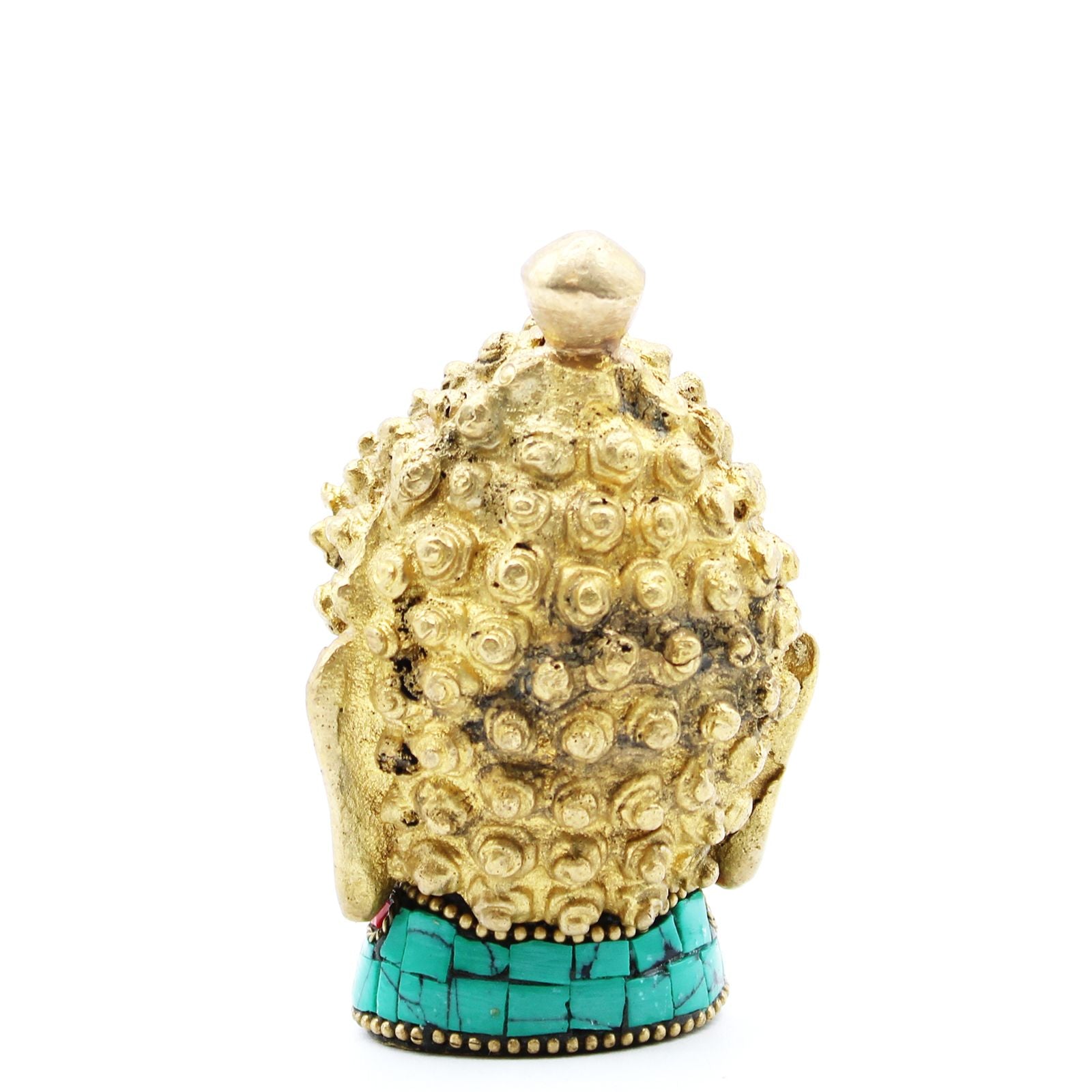 Figura de Buda em Latão – Cabeça Média
