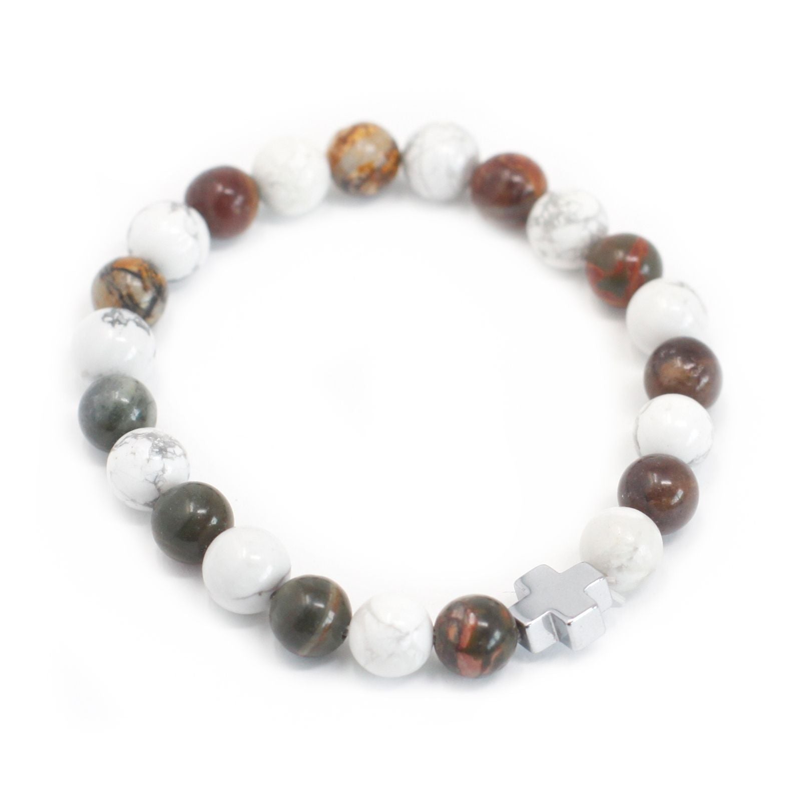 Conjunto de 2 Pulseiras em Pedras Naturais – Paz