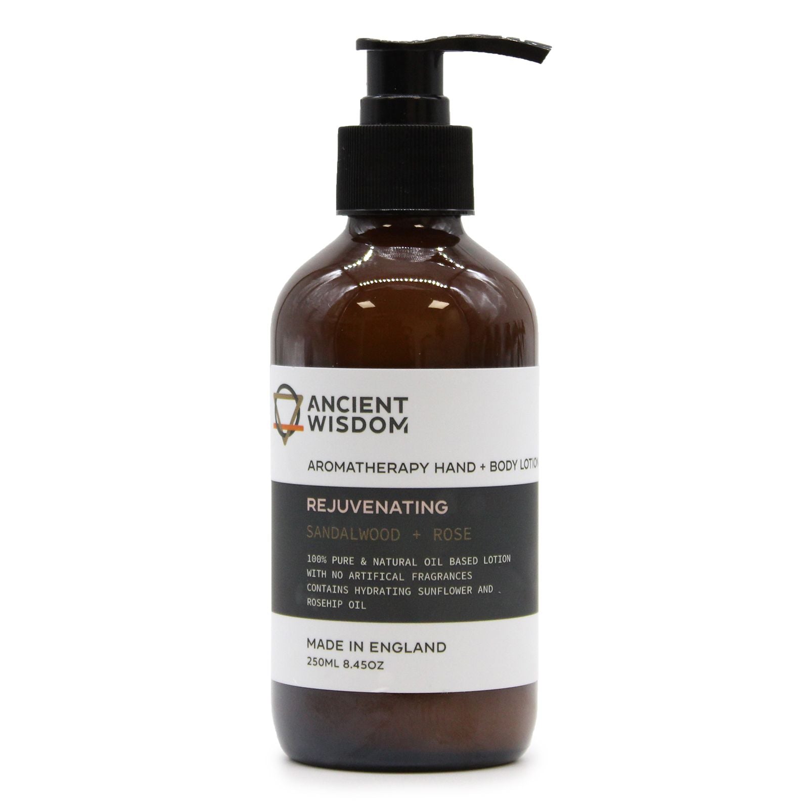 Loção de Mãos e Corpo - Sândalo e Rosa - 250 ml