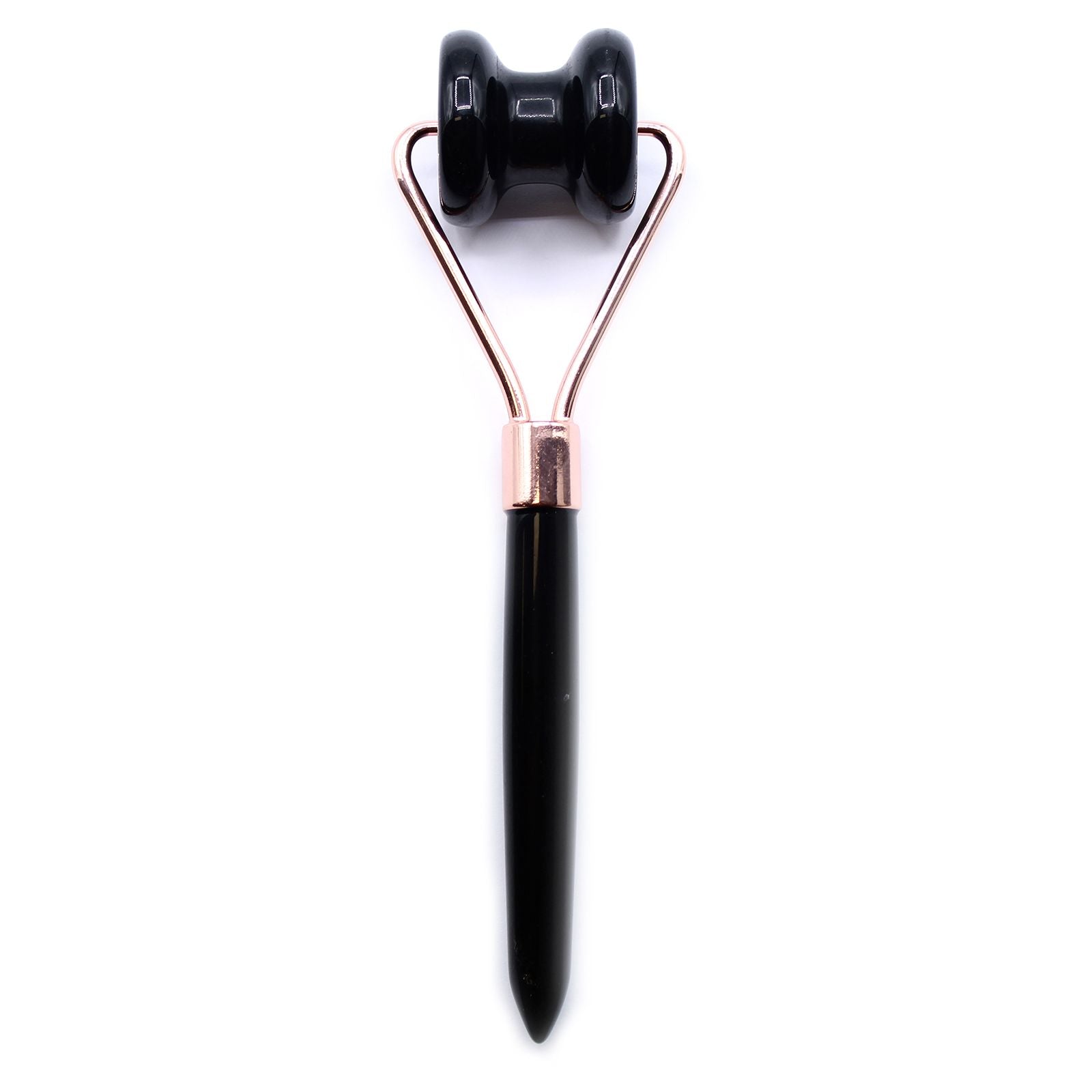 Rolo Facial em Pedra Natural, Obsidiana Negra