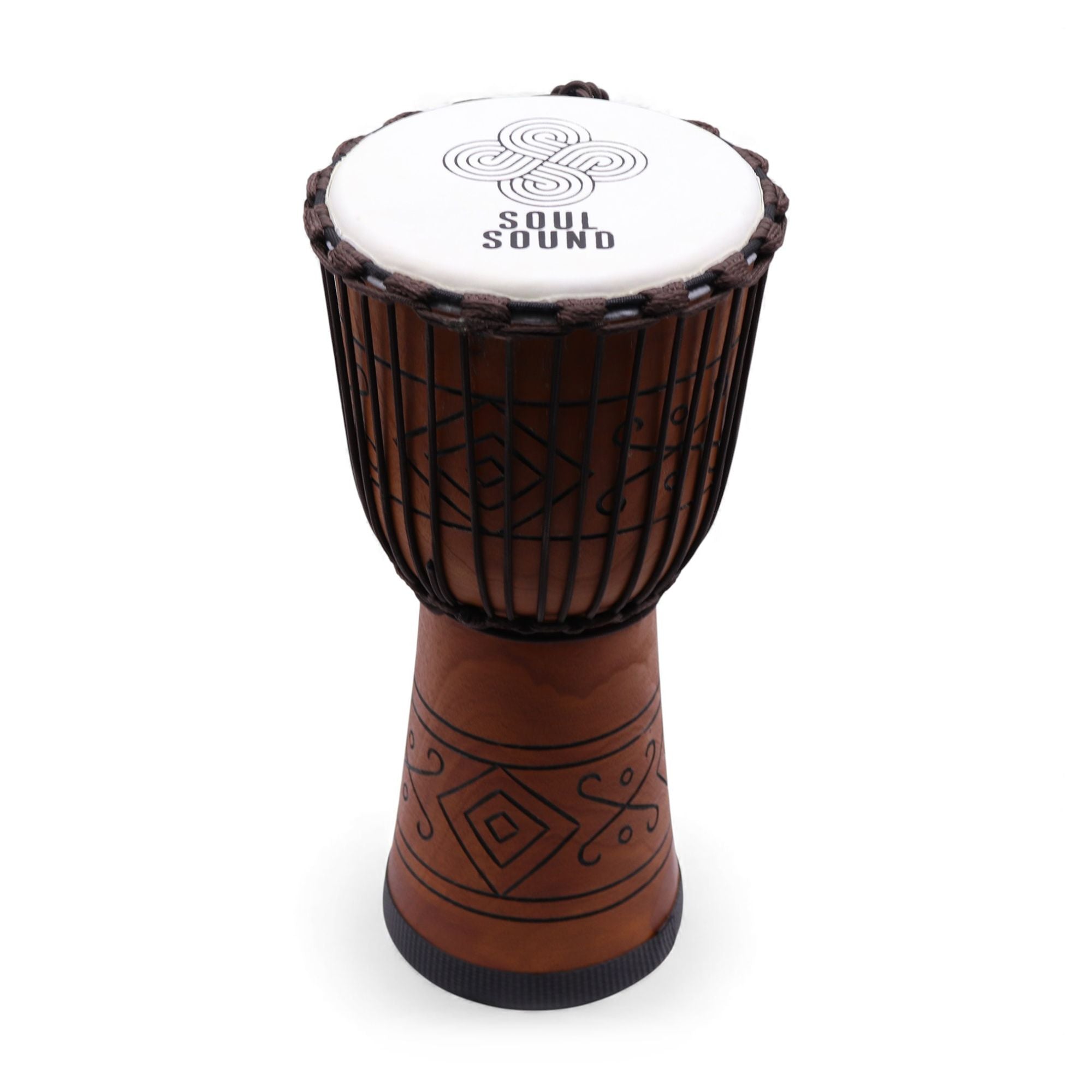 Tambor Djembé Profissional Grande - Som da Alma (Grave) - 50 cm