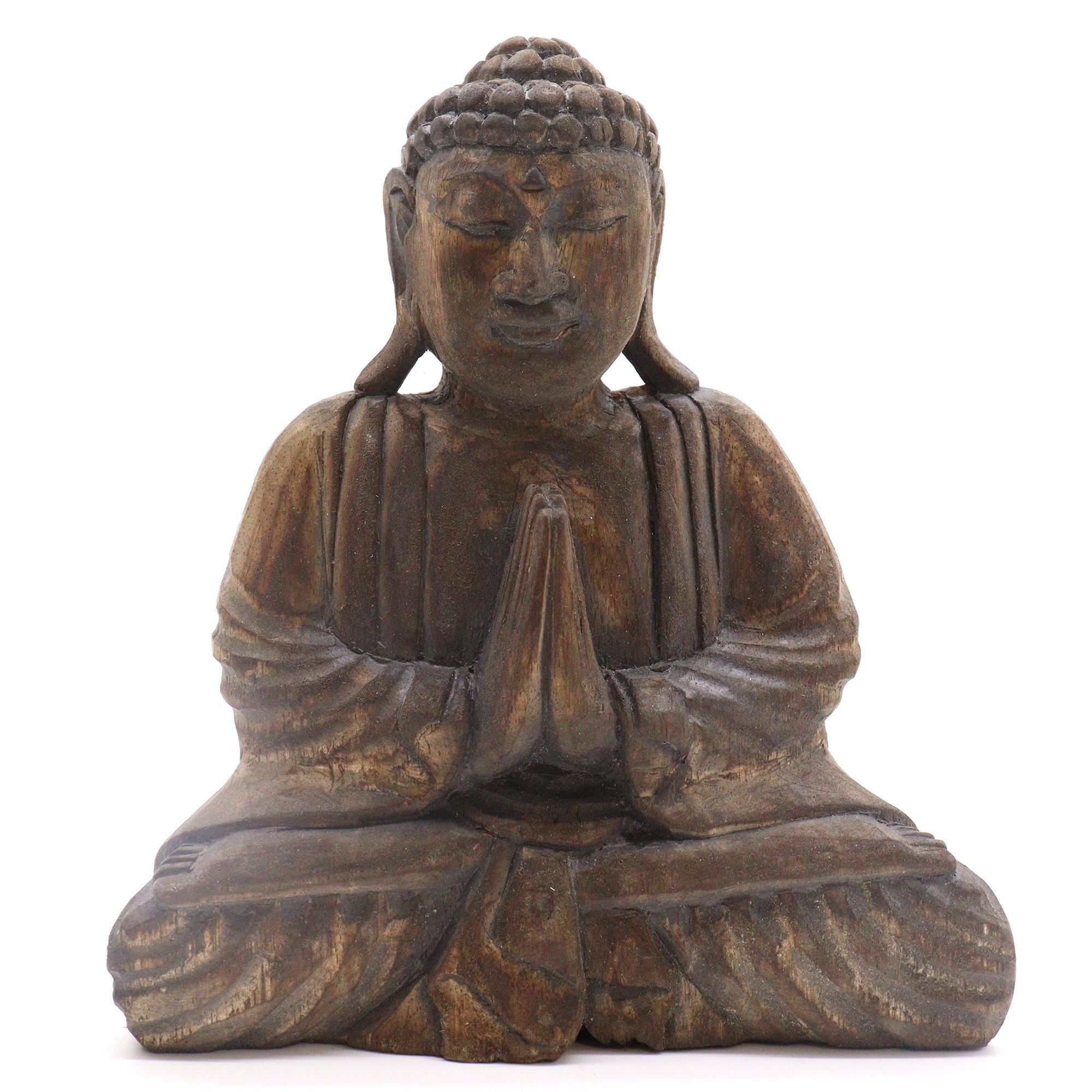 Conjunto Feng Shui Buda Om Cinzento e Preto