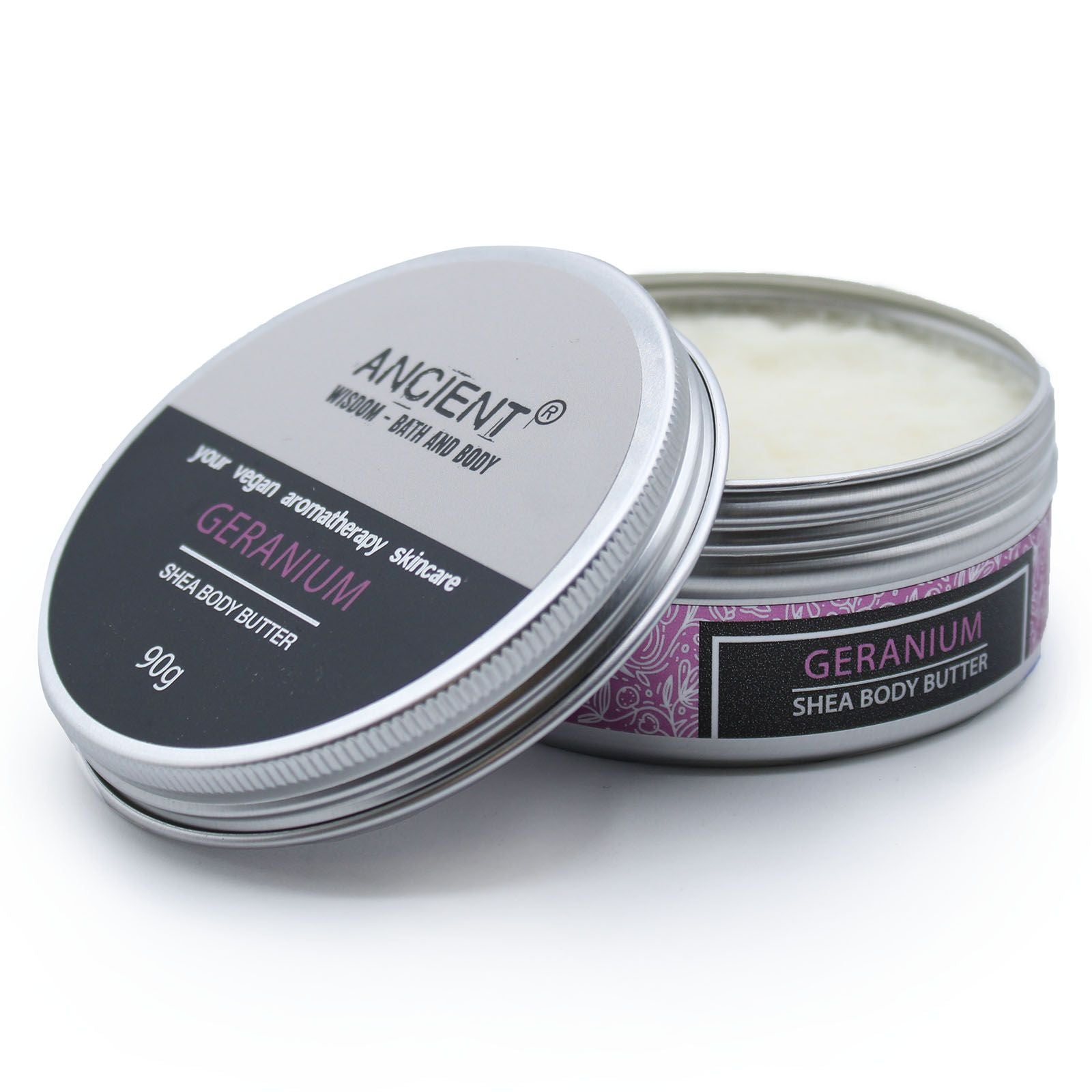 Manteiga Corporal de Karité com Aromaterapia - Gerânio - 90 g