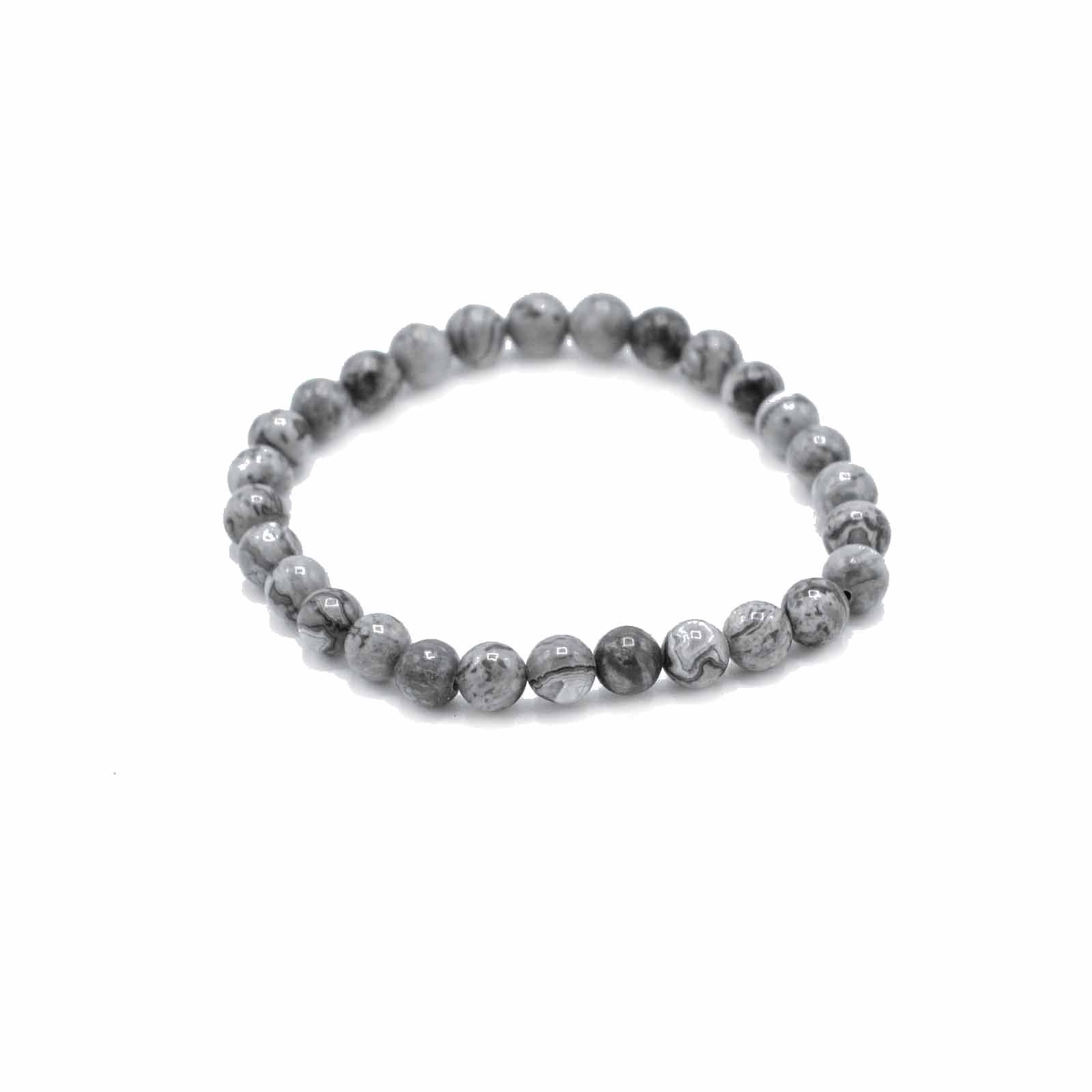 Natural Stone Manifestation Bracelet - Map Stone - Prosperity