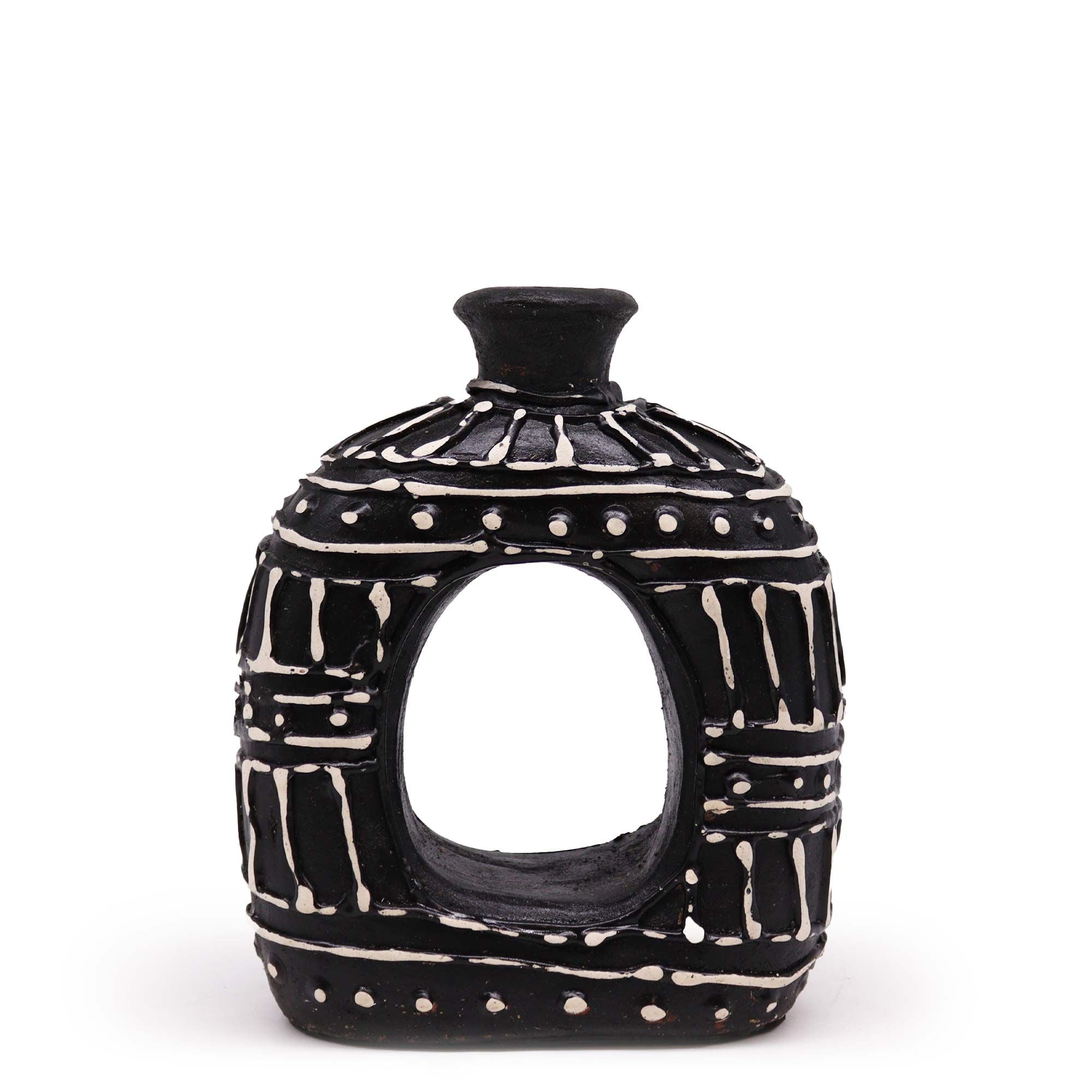 Jarra Oval em Forma de Donut Chocolate