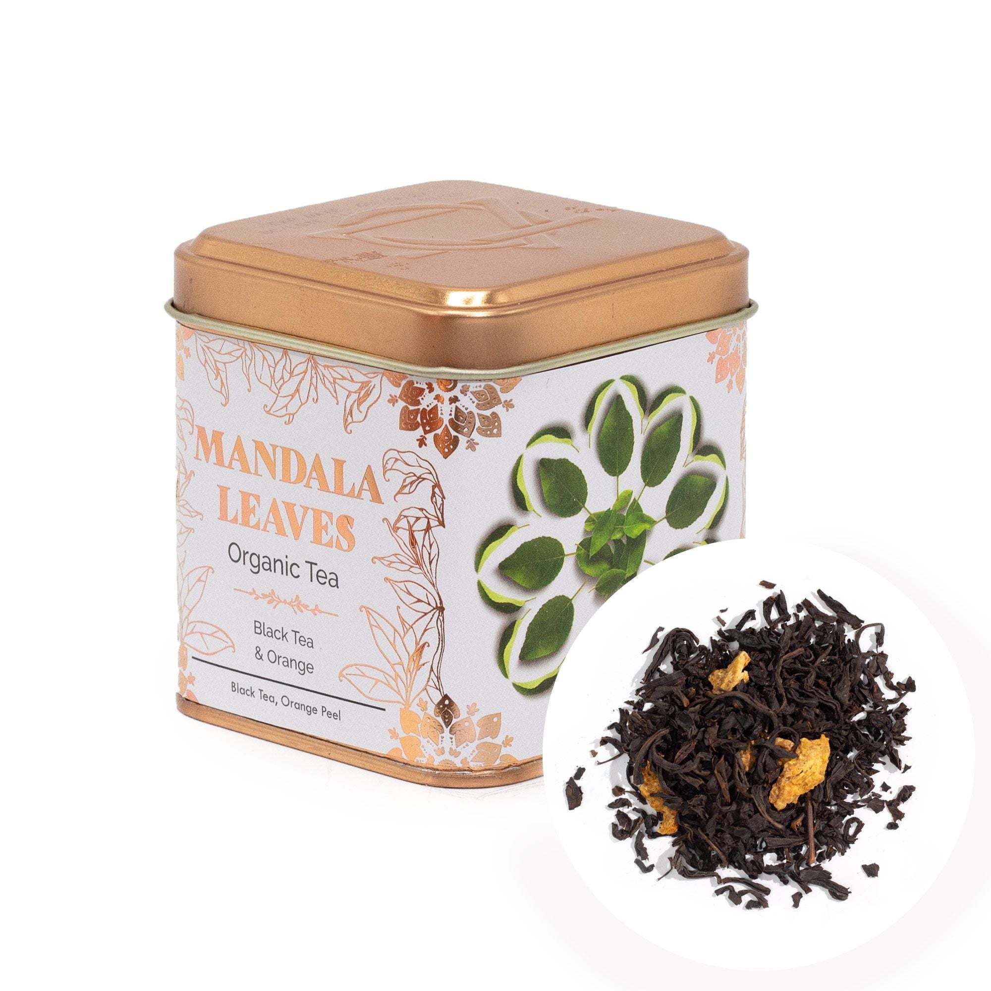 Chá Preto Biológico com Laranja – Lata 50g