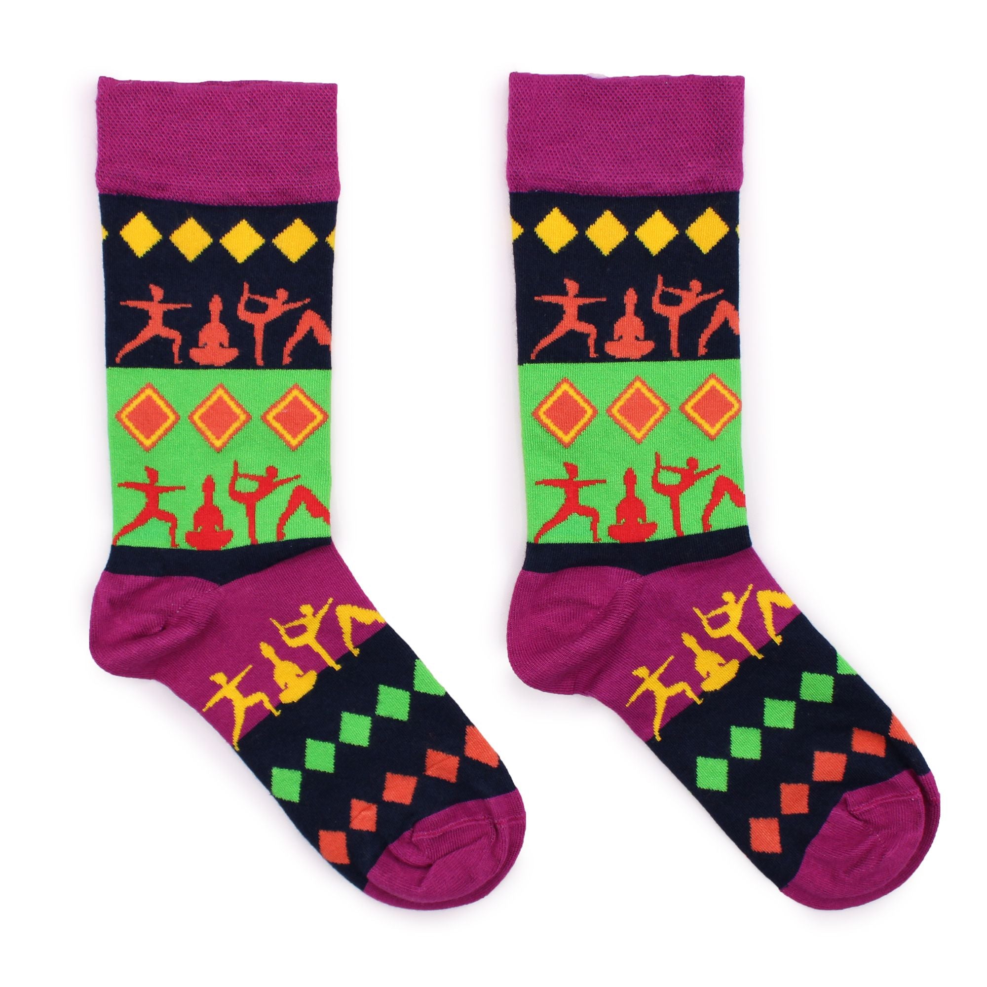 Meias de bambu Hop Hare S/M - Posturas de Yoga