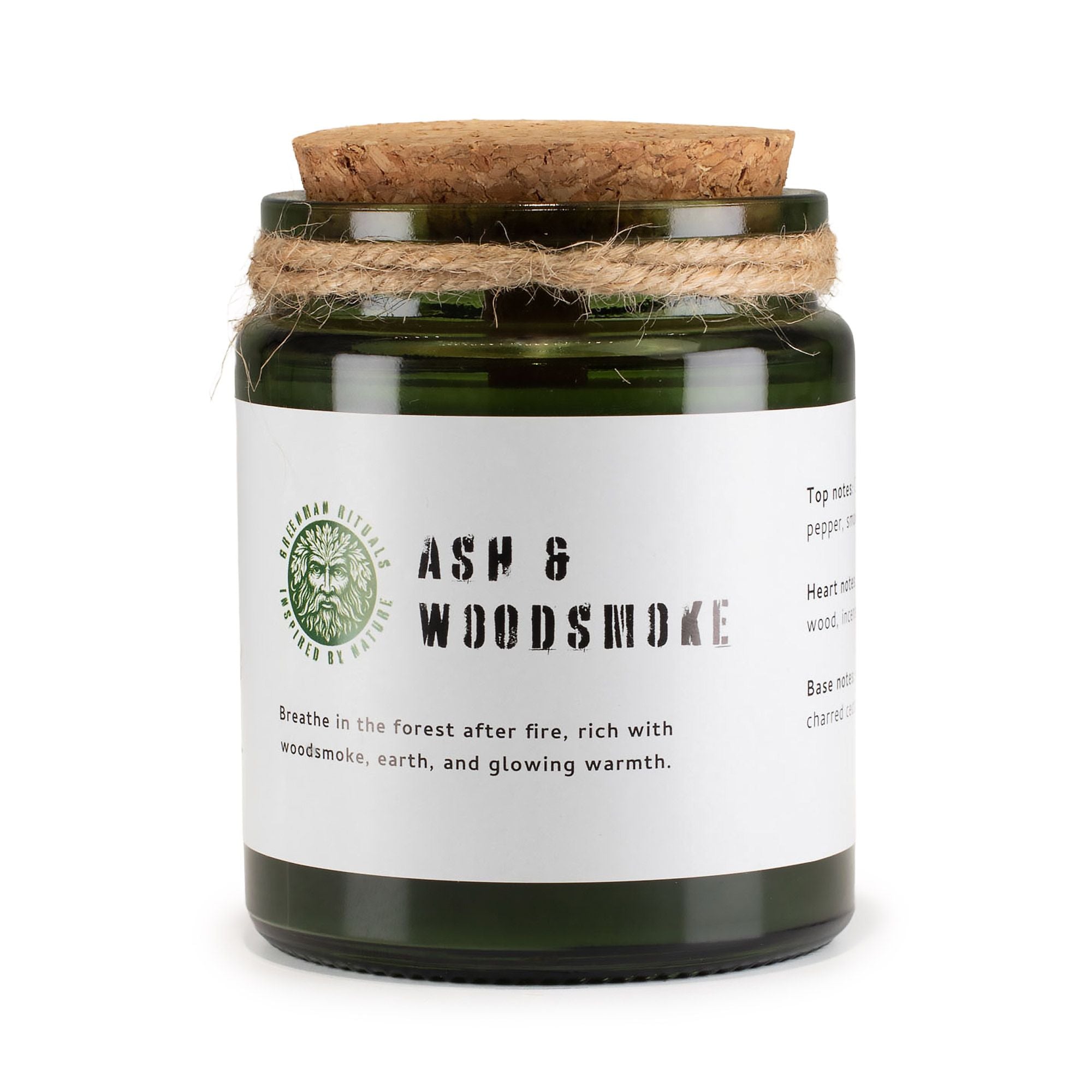 Vela de Soja Greenman Woodwick Cinza e Fumo de Madeira