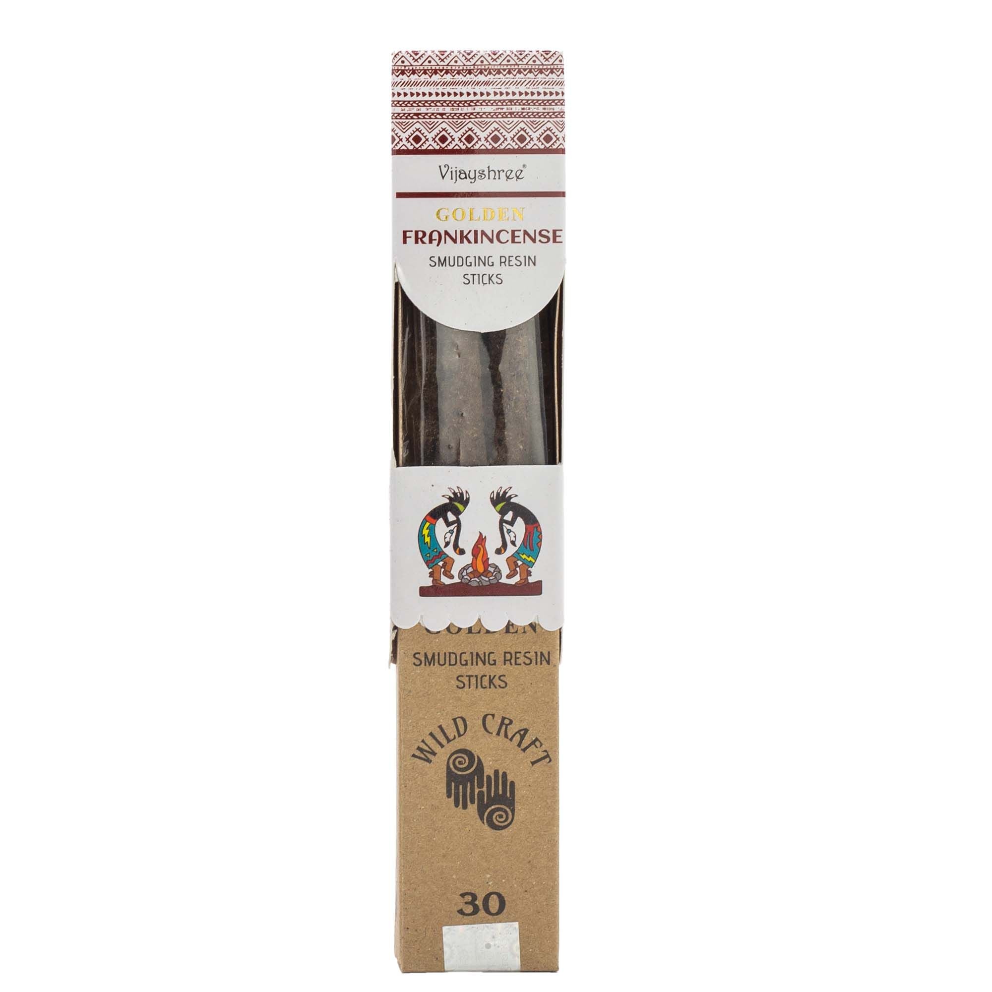Varetas de resina para defumar Olíbano Dourado - 30 g (6 unidades)