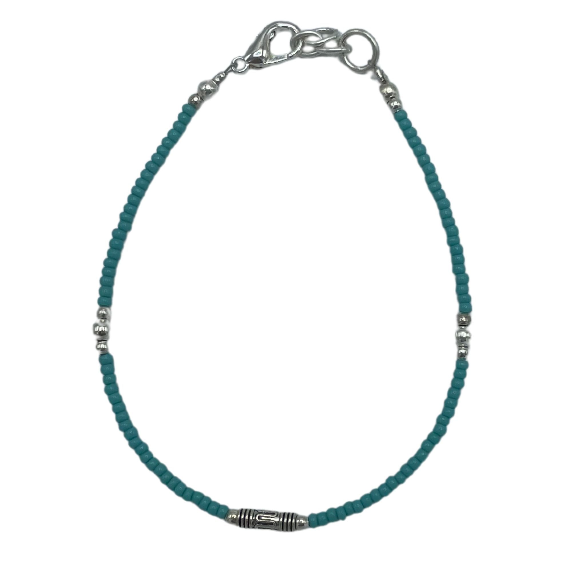 Pulsera Nepalí de Gemas Extrafinas - Turquesa y Lágrima