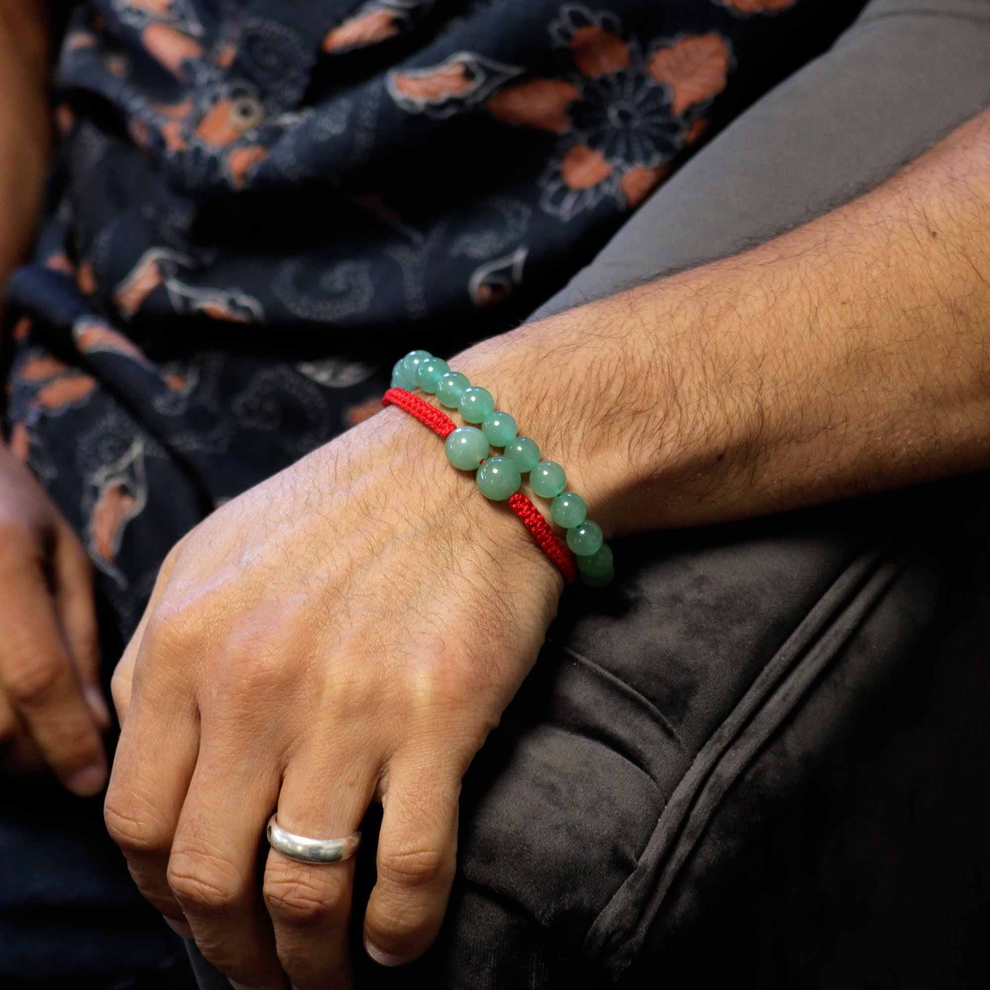 Pulseras Doble Poder en Piedras Naturales – Jade