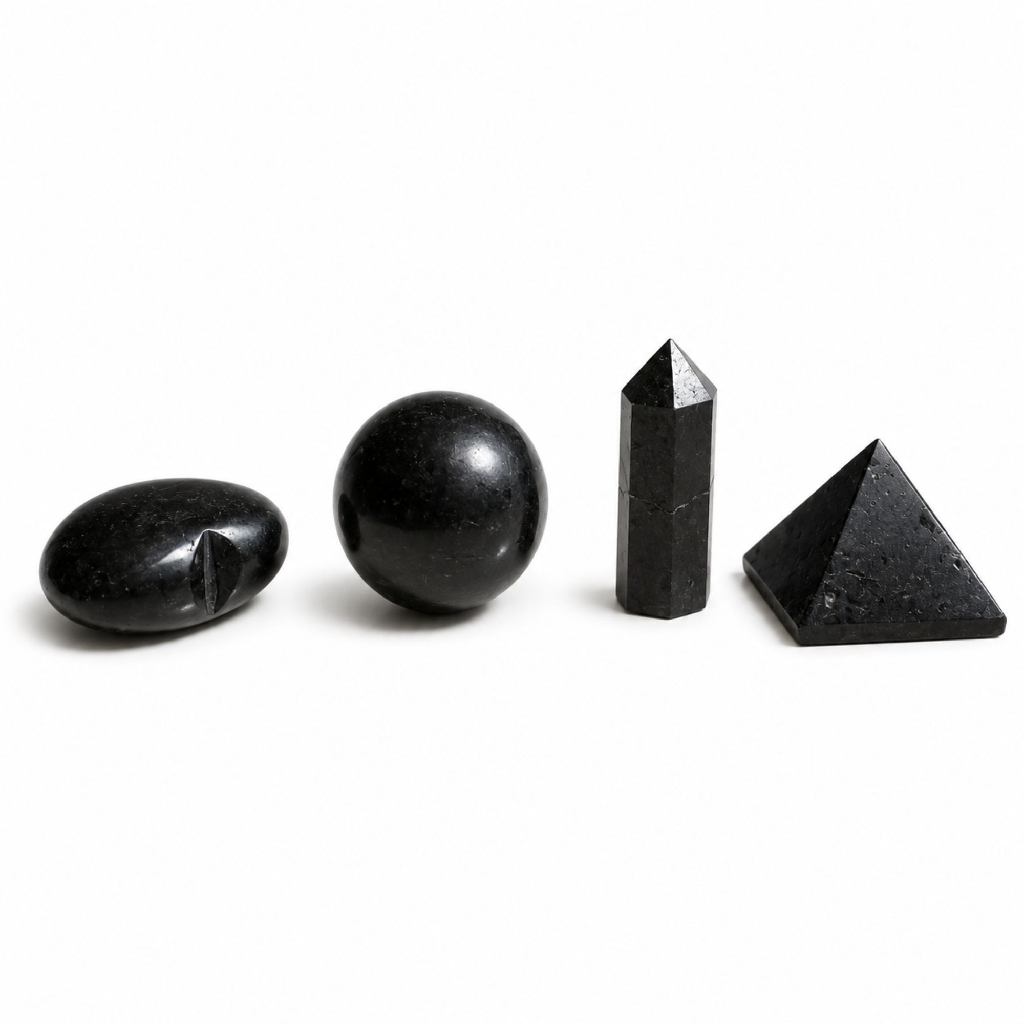 Cuatro Formas en Piedra Preciosa – Turmalina Negra