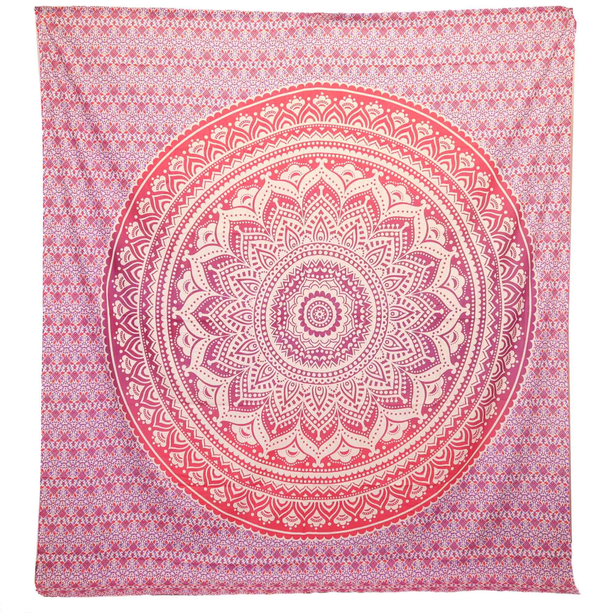 Tapeçaria de Parede ou Pareo Mandala Roxo
