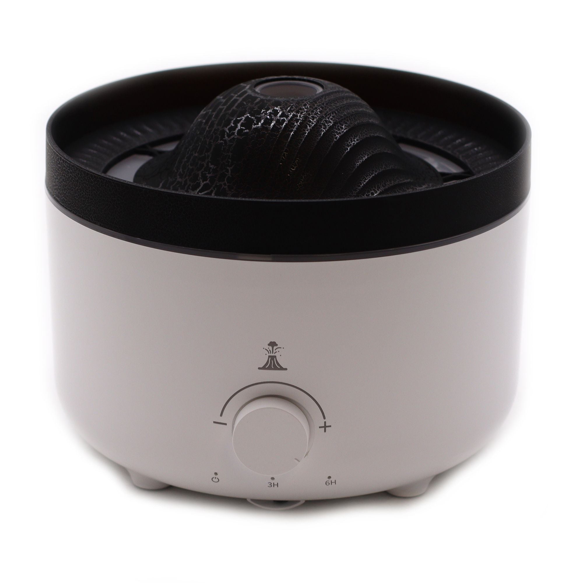 Difusor de Aroma Elétrico Grande com Efeito Vulcão Duas Cores (Ficha EU)