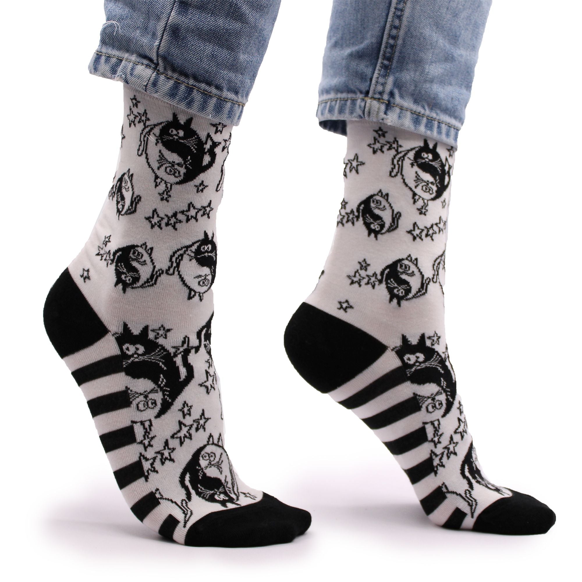 Meias de bambu Hop Hare S/M - Yin Yang