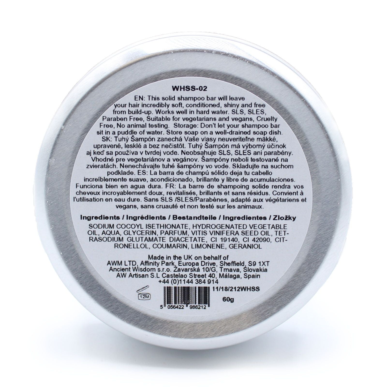 Champô Sólido Wild Hare - Aloé Vera - 60 g