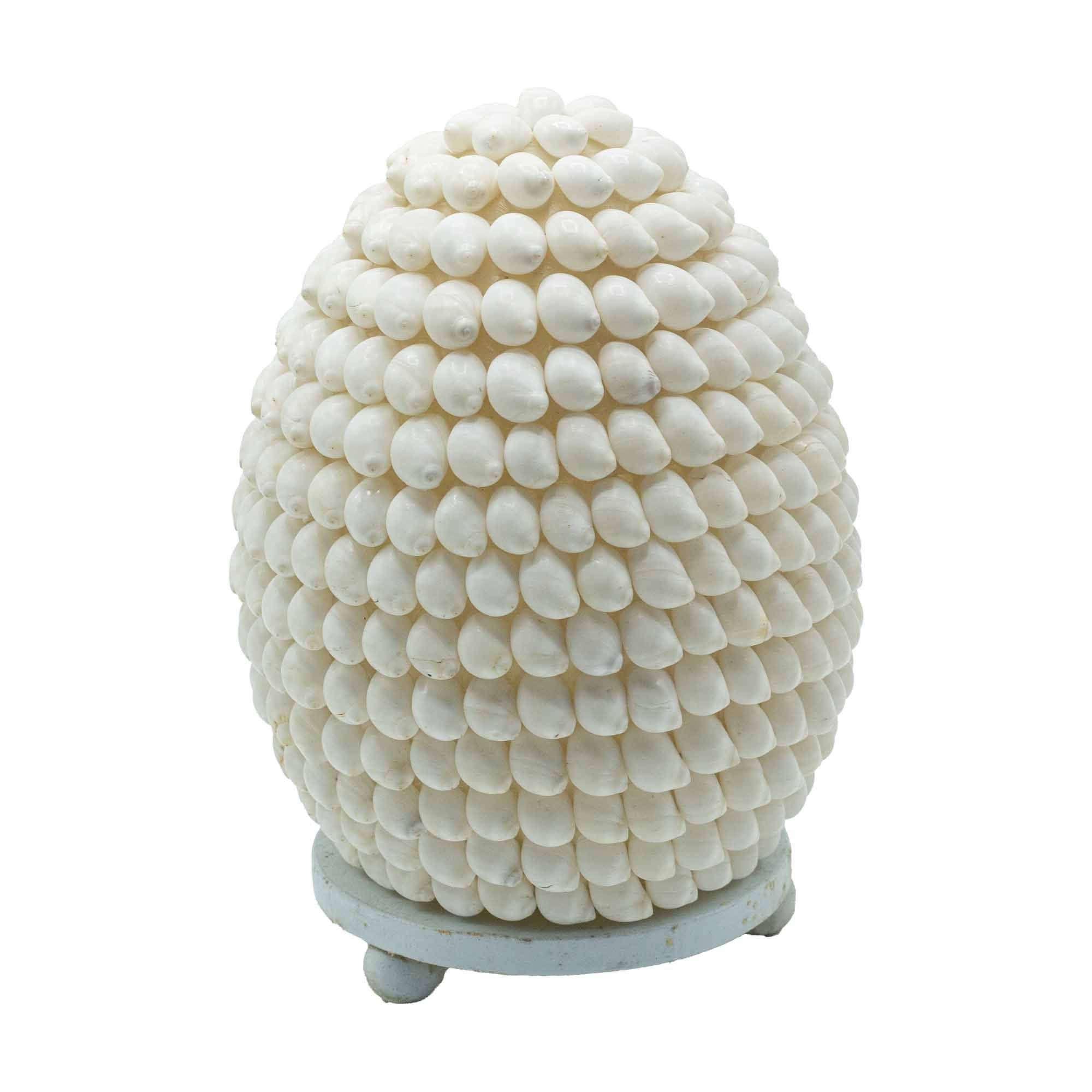 Lâmpada Boho de Conchas – Concha Buting Oval