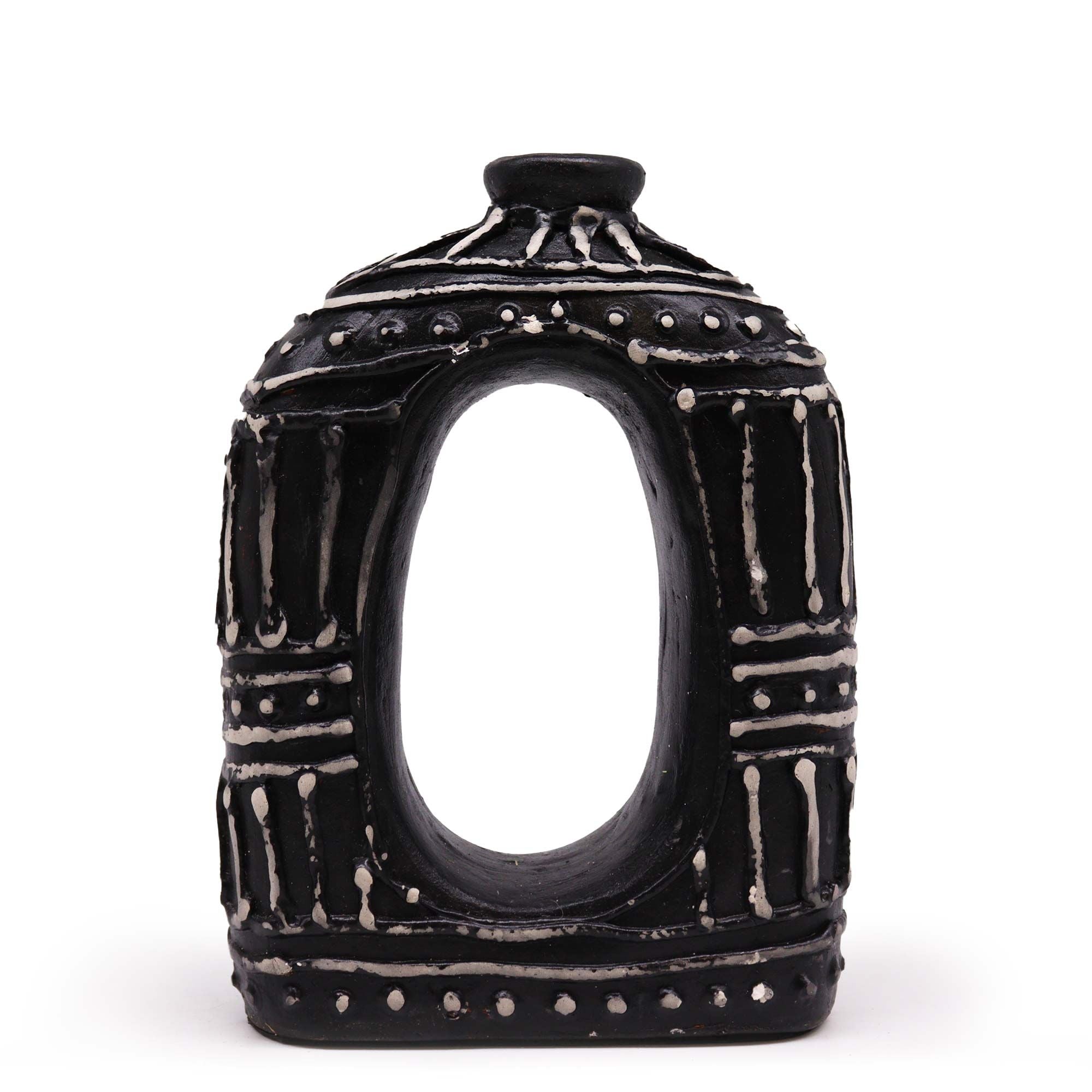 Jarra Oval em Forma de Donut Chocolate