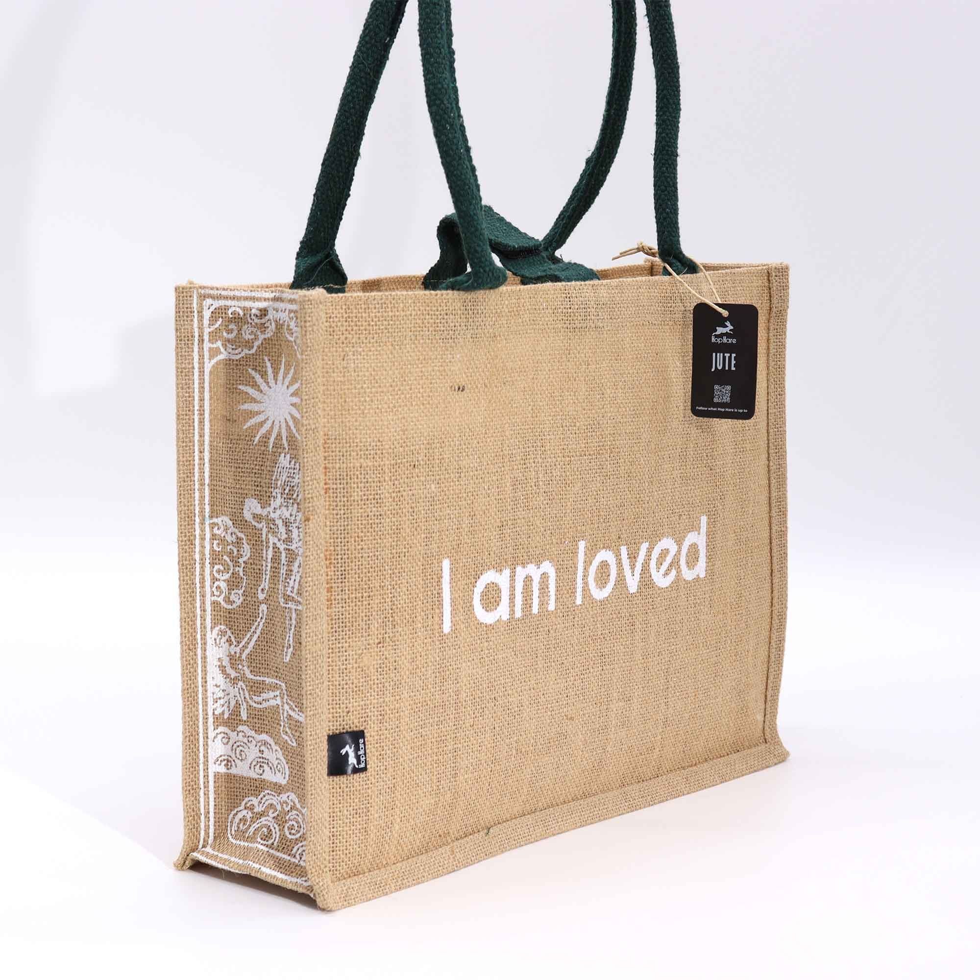 Bolsa grande de yute Hop Hare - Soy Amada