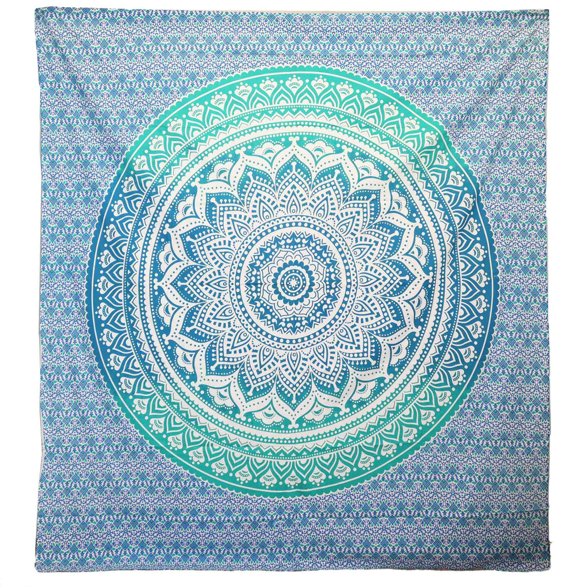 Tapeçaria de Parede ou Pareo Mandala Verde