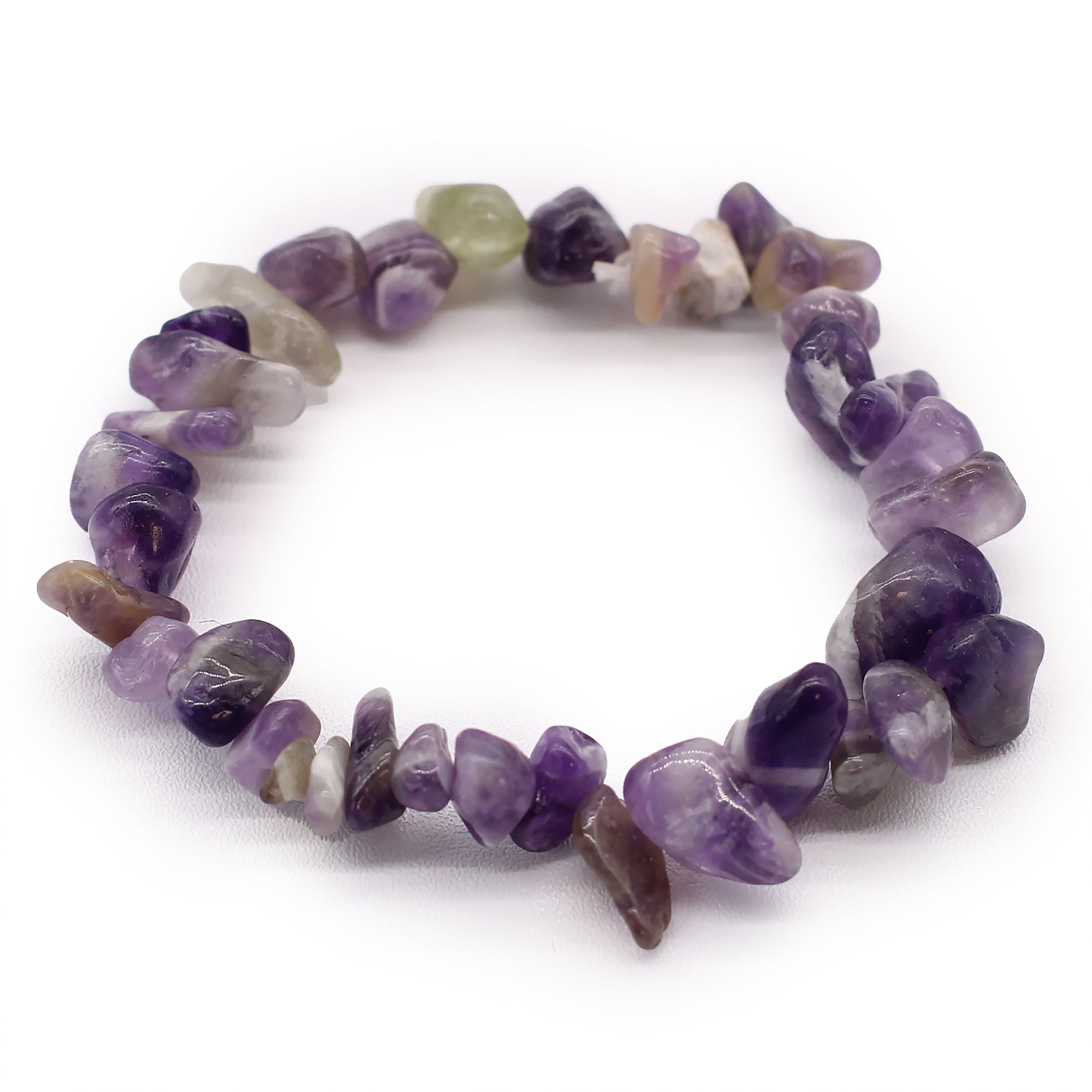 Pulseira em Fragmentos de Pedras Naturais – Ametista