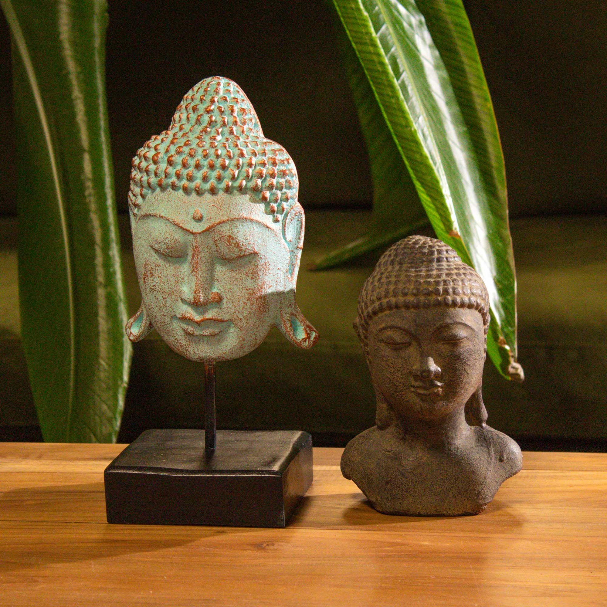 Cabeza de Buda Tranquilidad – Gris