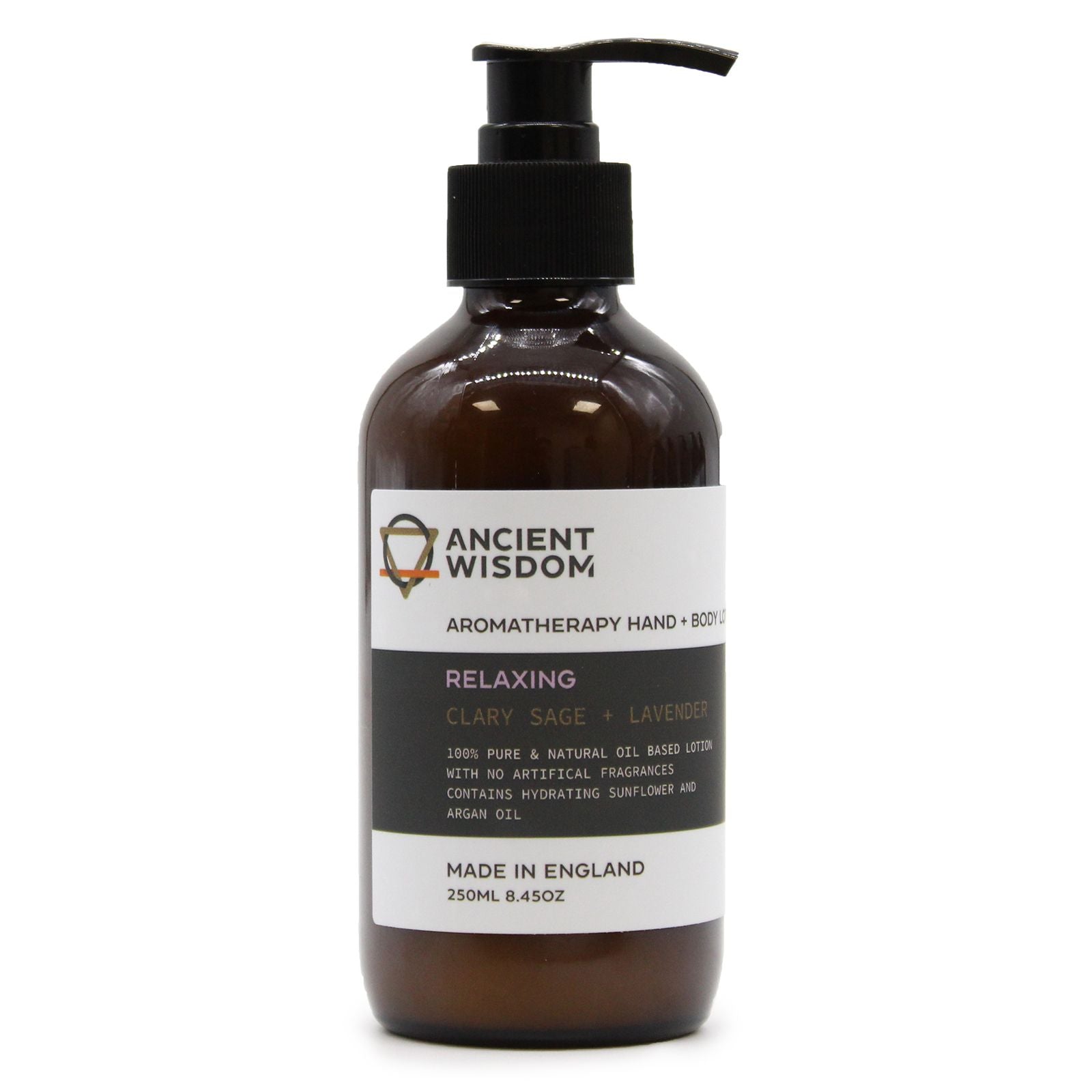 Loção de Mãos e Corpo - Salva-Esclareia e Lavanda - 250 ml