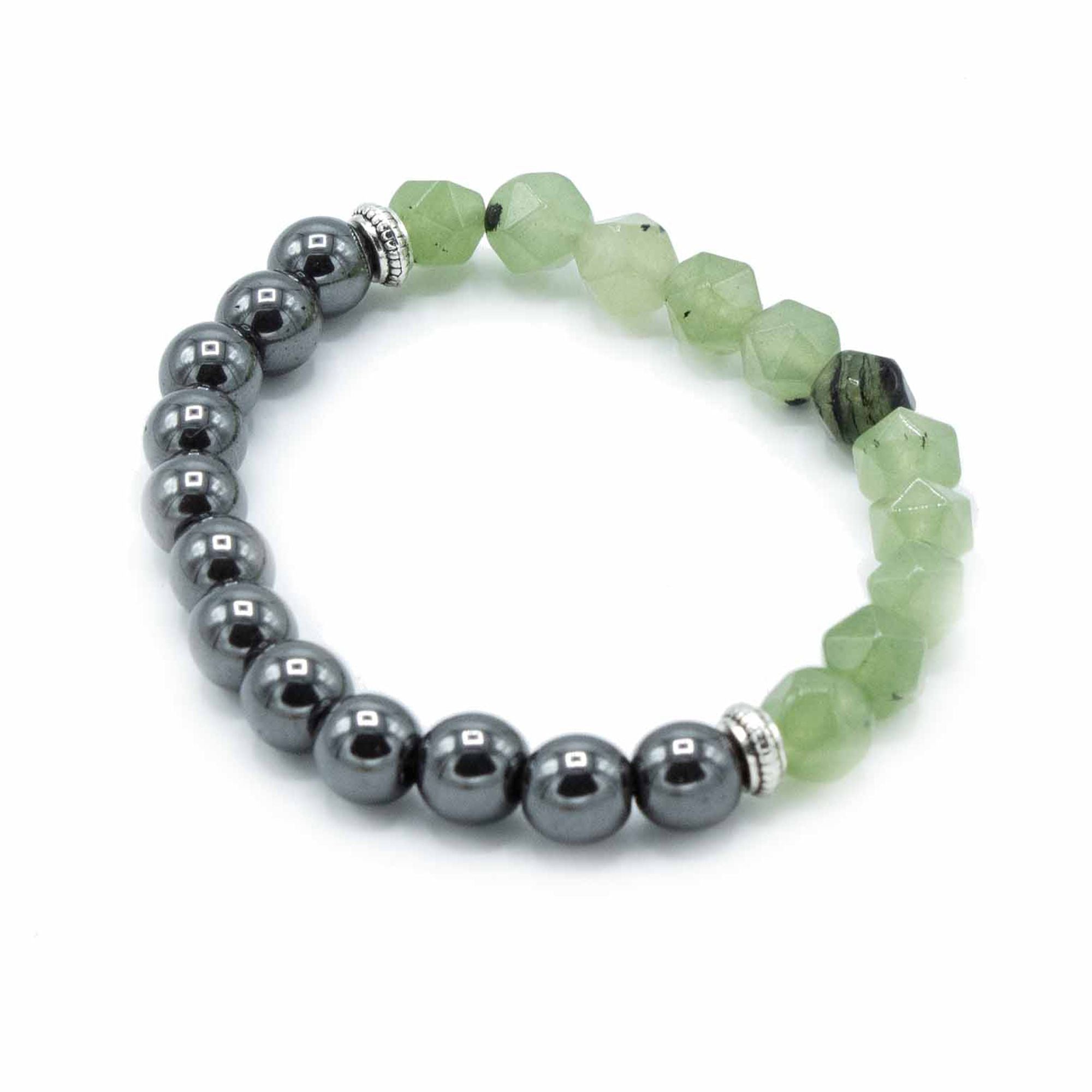 Pulseira Magnética em Pedra Natural Entalhada – Jade
