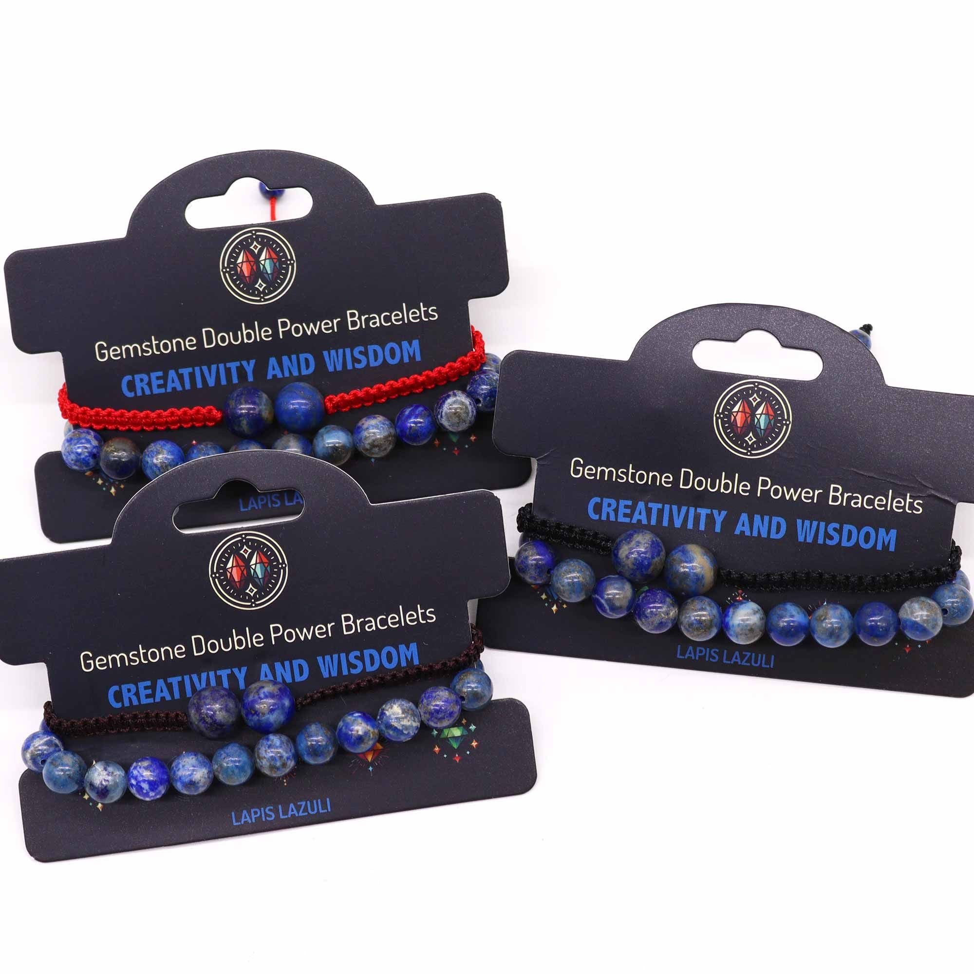 Double Power Natural Stone Bracelets - Sodalite