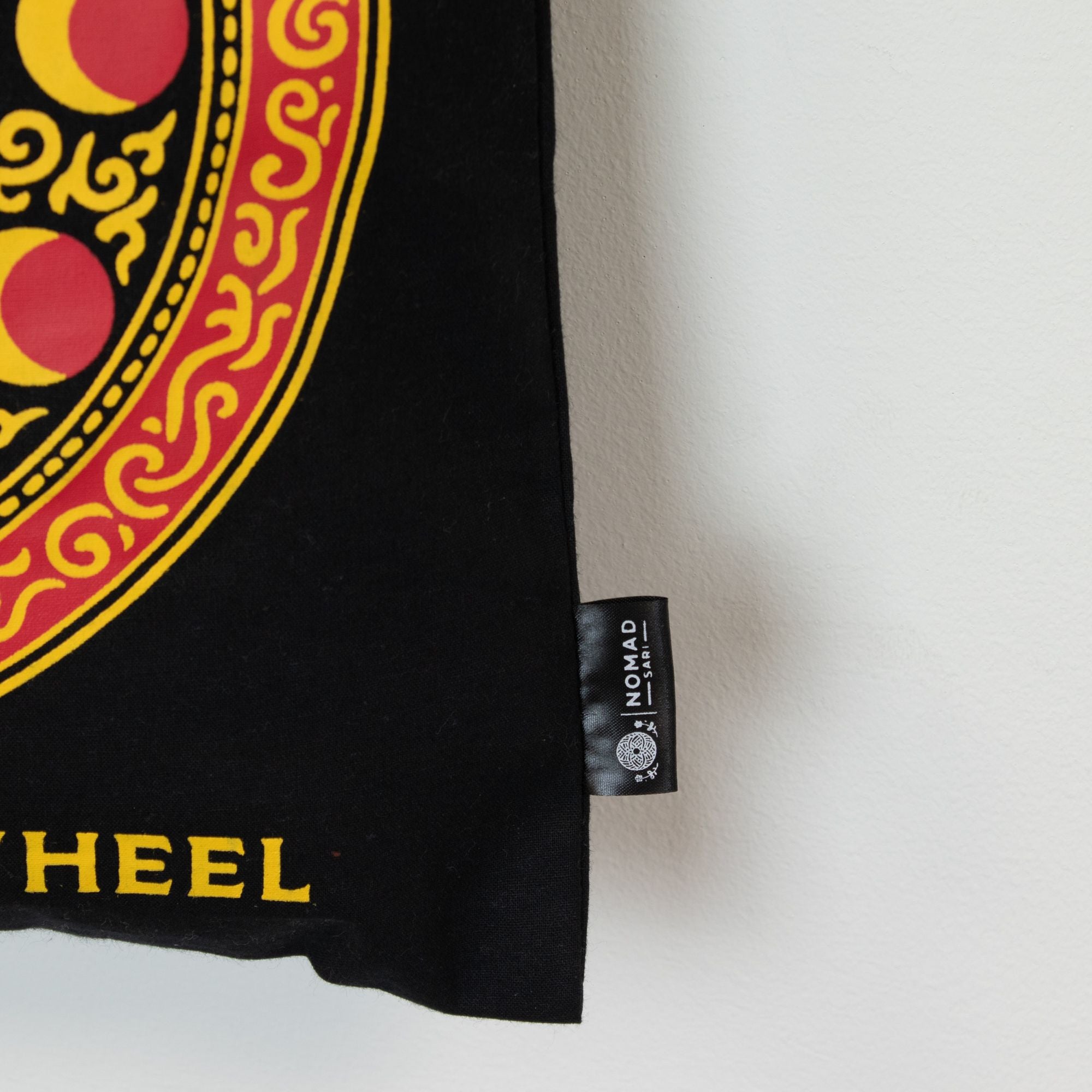 Iconic Classic Tote Bag - Lunar Alchemy Wheel - Black 6 oz