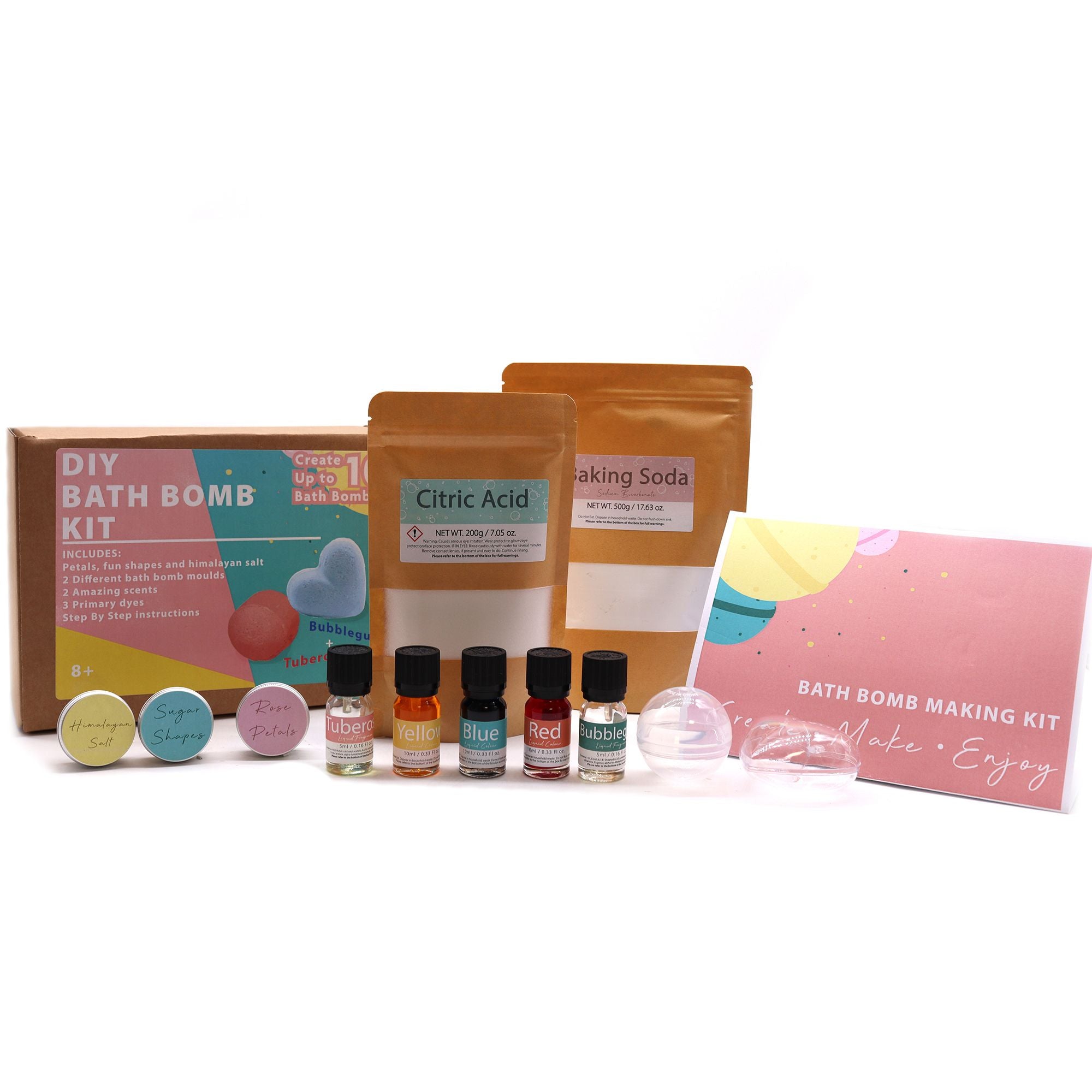 Kit de Bombas de Banho - Rosa e Pastilha Elástica
