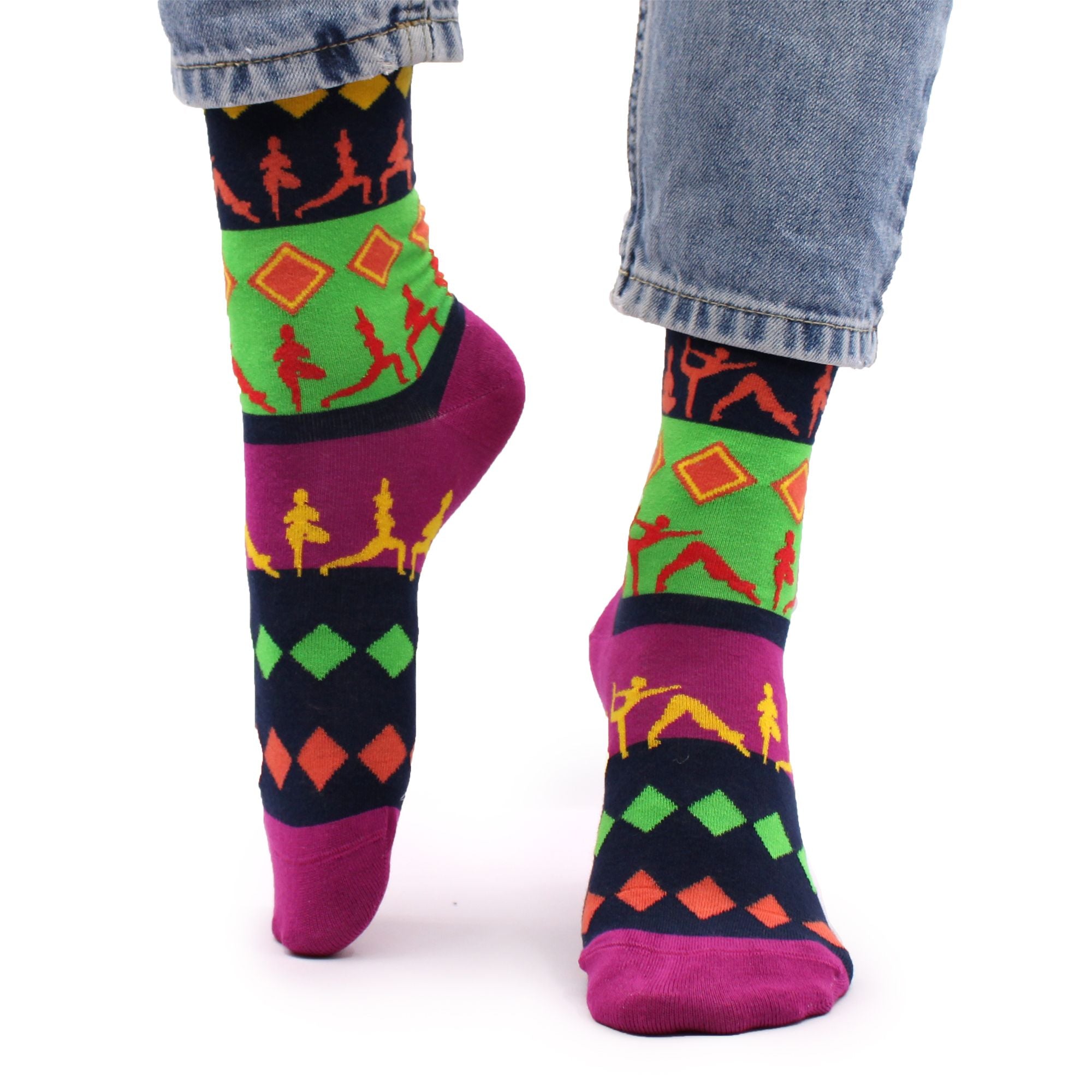 Meias de bambu Hop Hare S/M - Posturas de Yoga