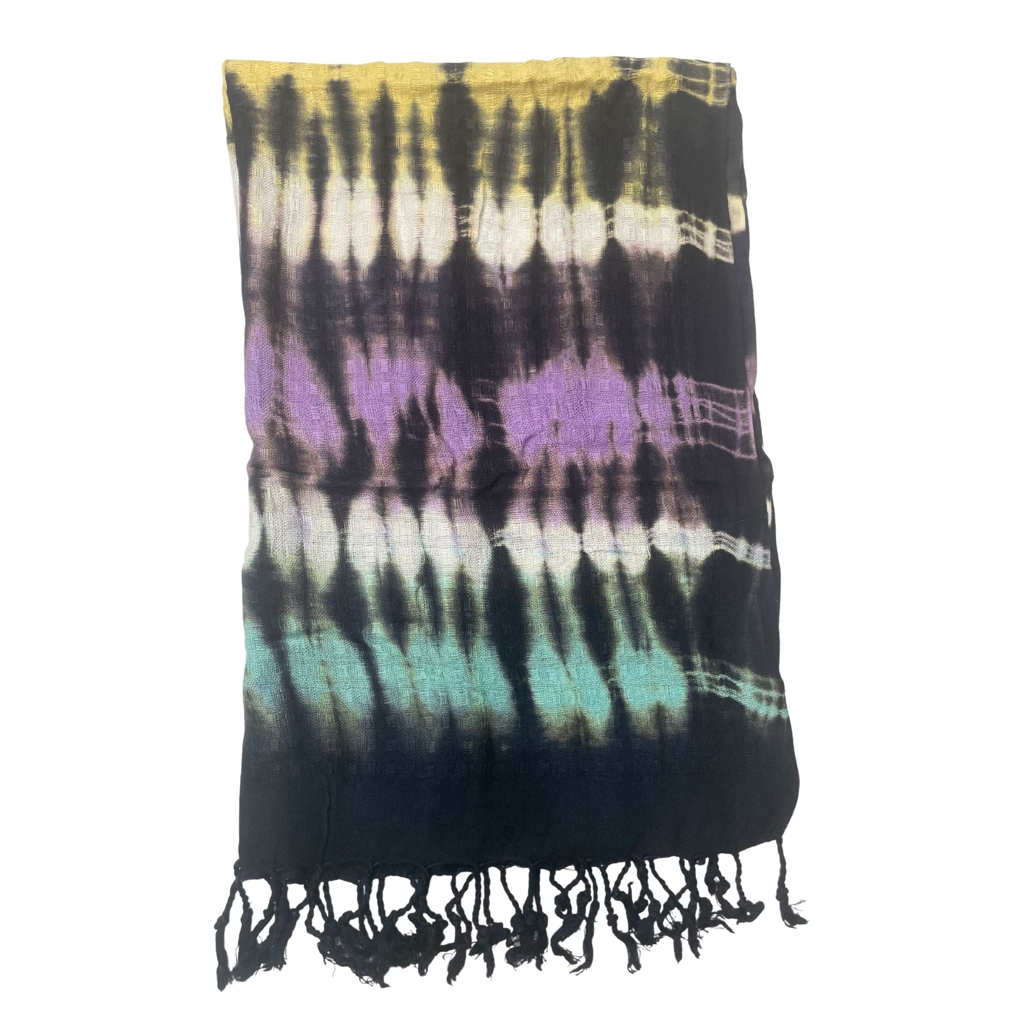 Écharpe Boho Java Art - Riscas Multicolor - 62x200 cm